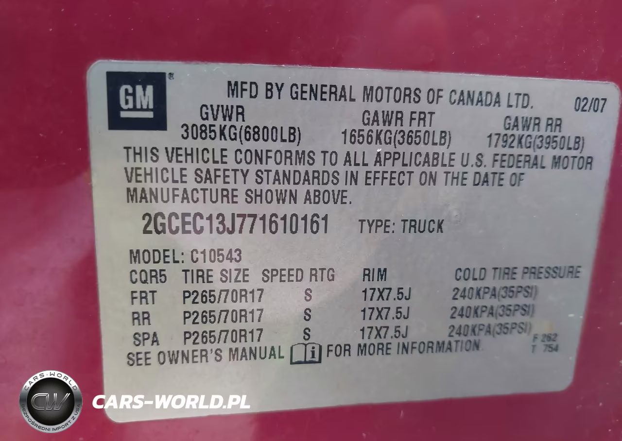 2007 Chevrolet Silverado 1500 Lt2 VIN:2GCEC13J771610161 - 9