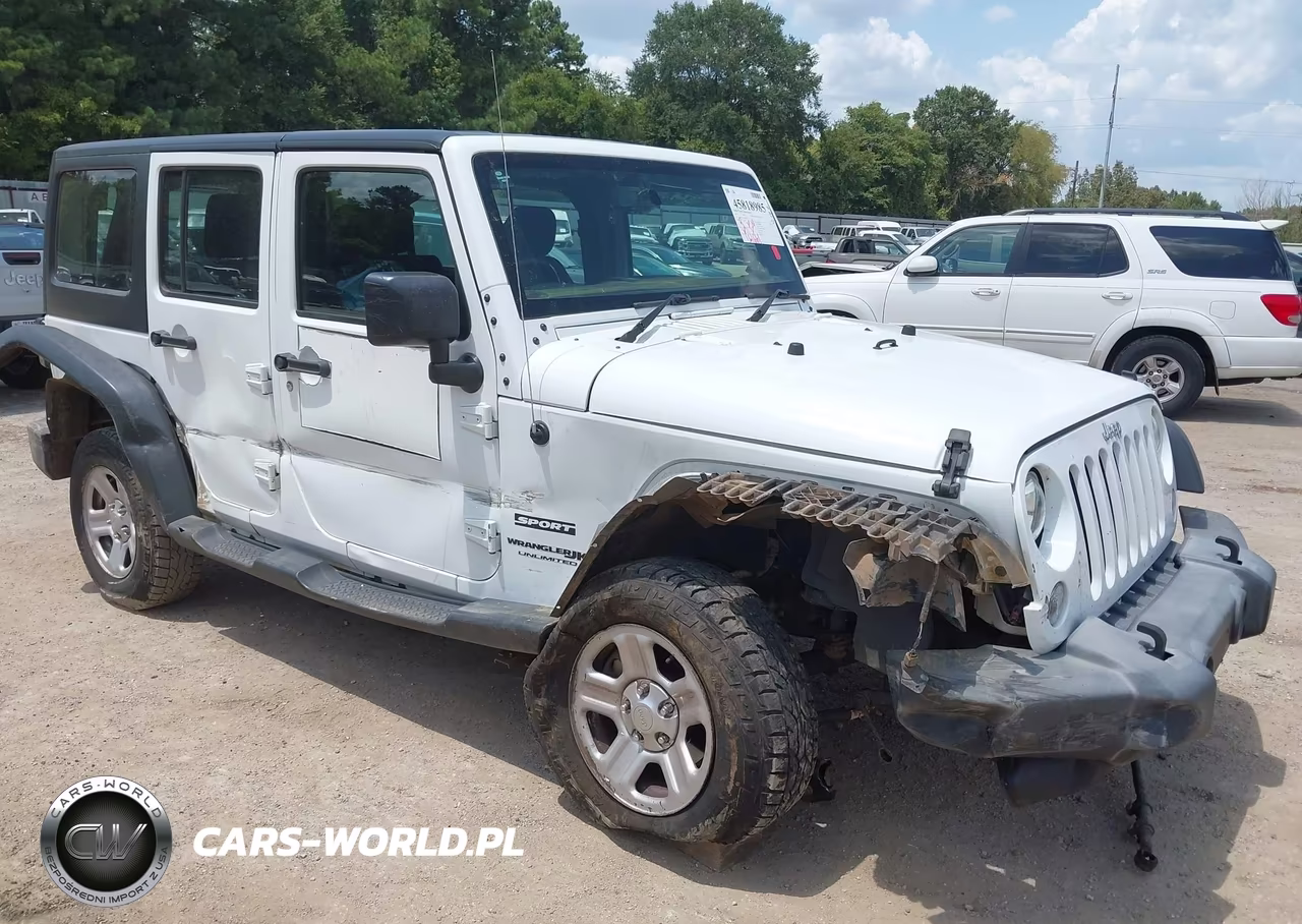 2018 Jeep Wrangler Jk Unlimited Sport Rhd 4X4 VIN:1C4BJWKG7JL838593 - 1