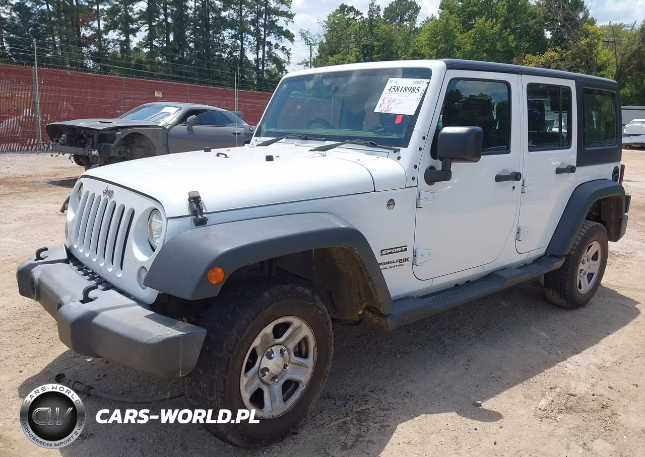 2018 Jeep Wrangler Jk Unlimited Sport Rhd 4X4 VIN:1C4BJWKG7JL838593 - 2
