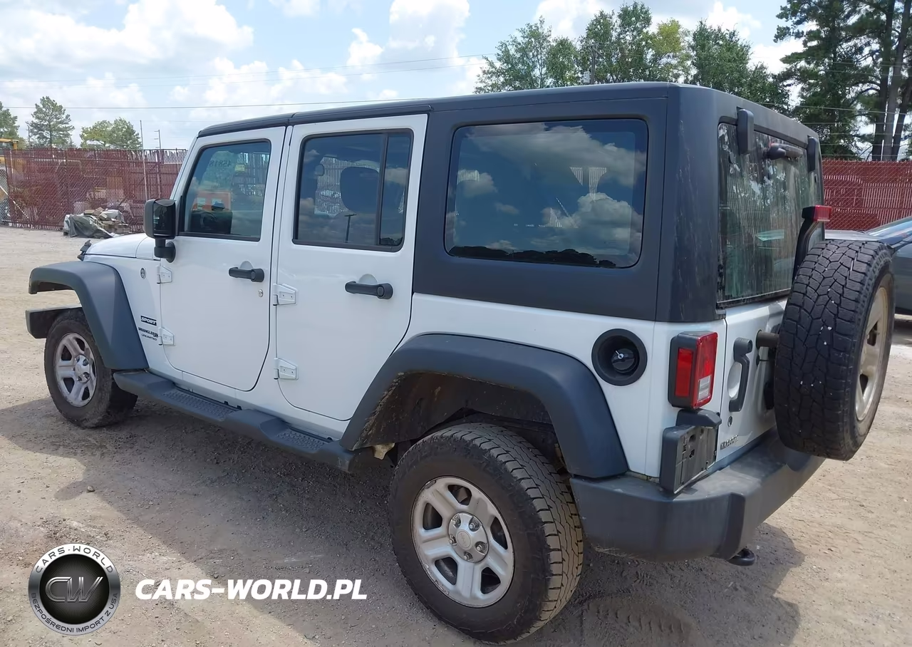 2018 Jeep Wrangler Jk Unlimited Sport Rhd 4X4 VIN:1C4BJWKG7JL838593 - 3