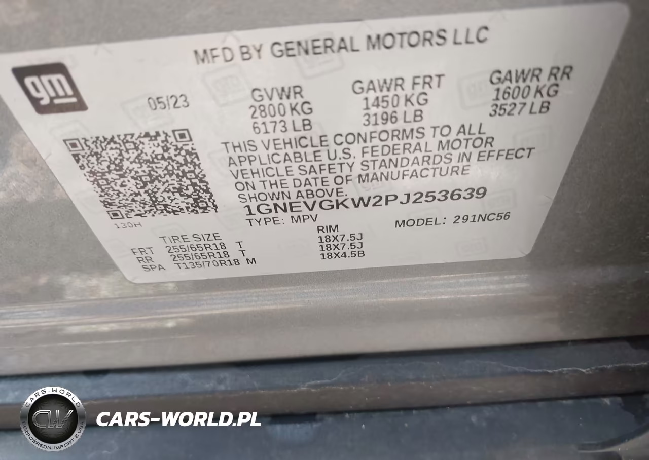 2023 Chevrolet Traverse Awd Lt Cloth VIN:1GNEVGKW2PJ253639 - 9