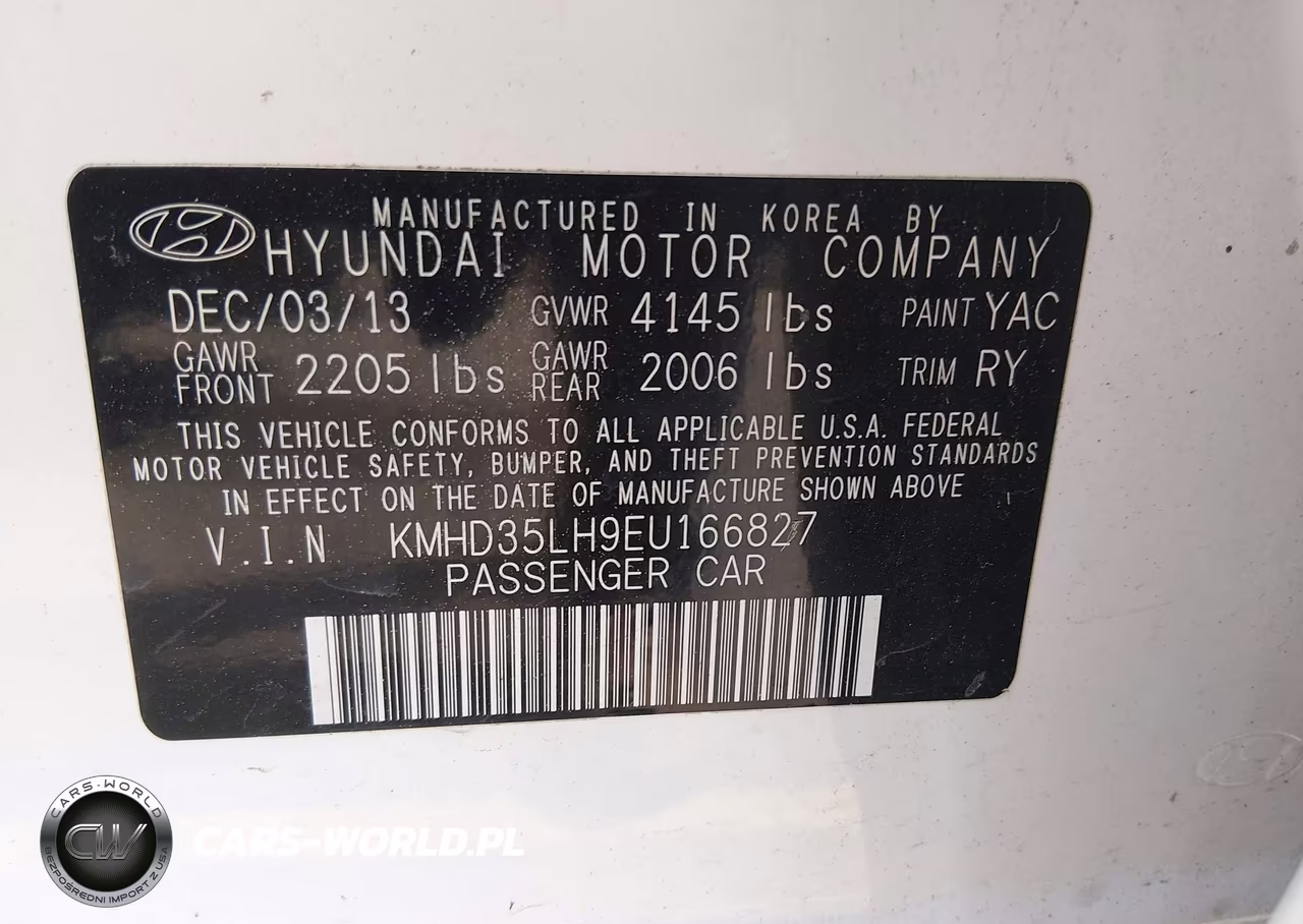 2014 Hyundai Elantra Gt VIN:KMHD35LH9EU166827 - 9
