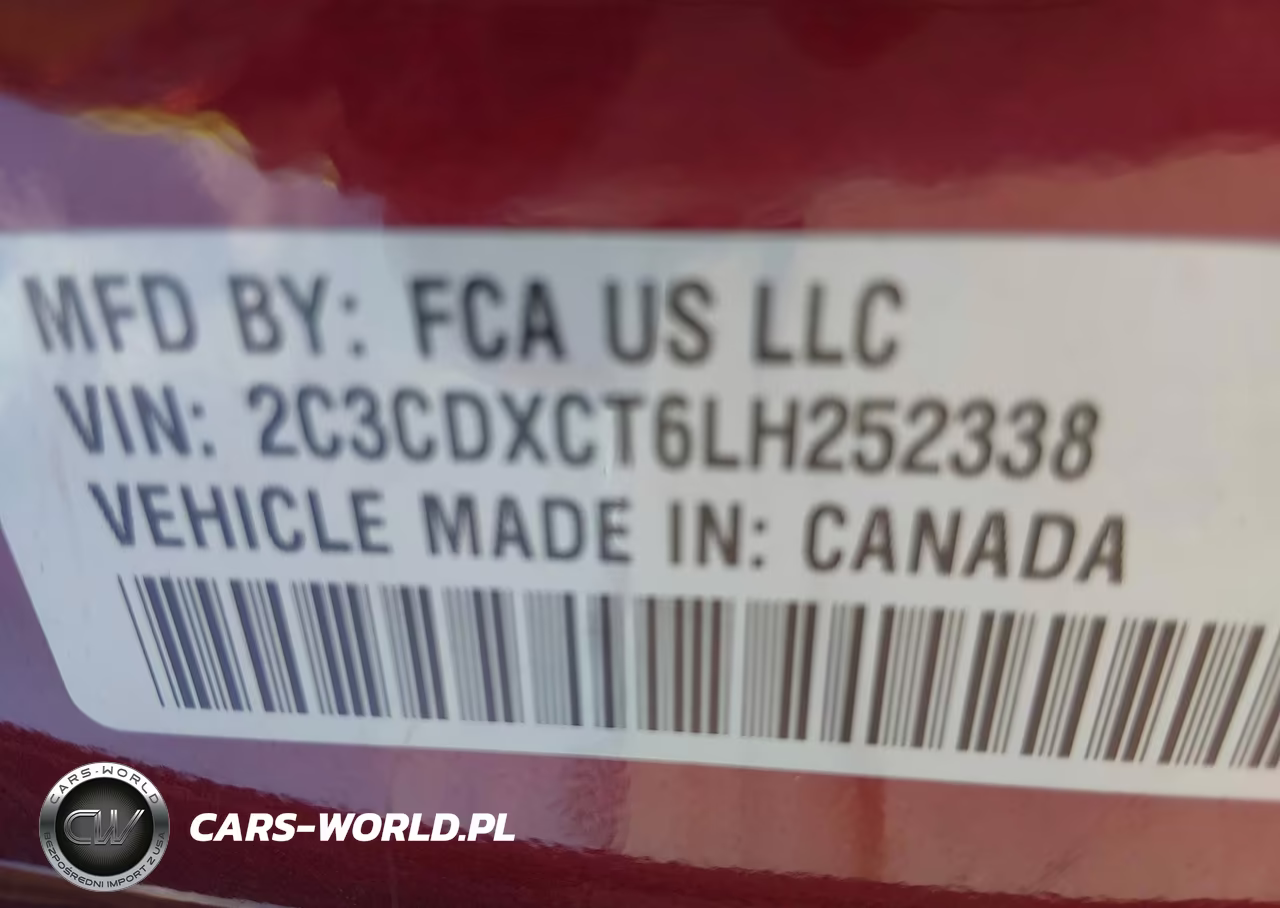 2020 Dodge Charger R-T Rwd VIN:2C3CDXCT6LH252338 - 9