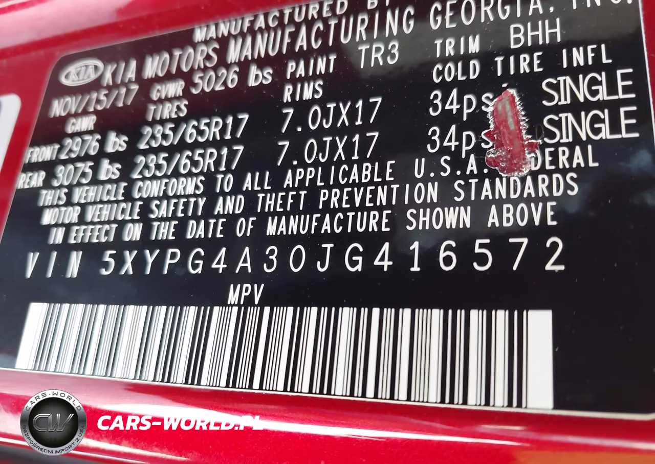 2018 Kia Sorento 2.4L Lx VIN:5XYPG4A30JG416572 - 9