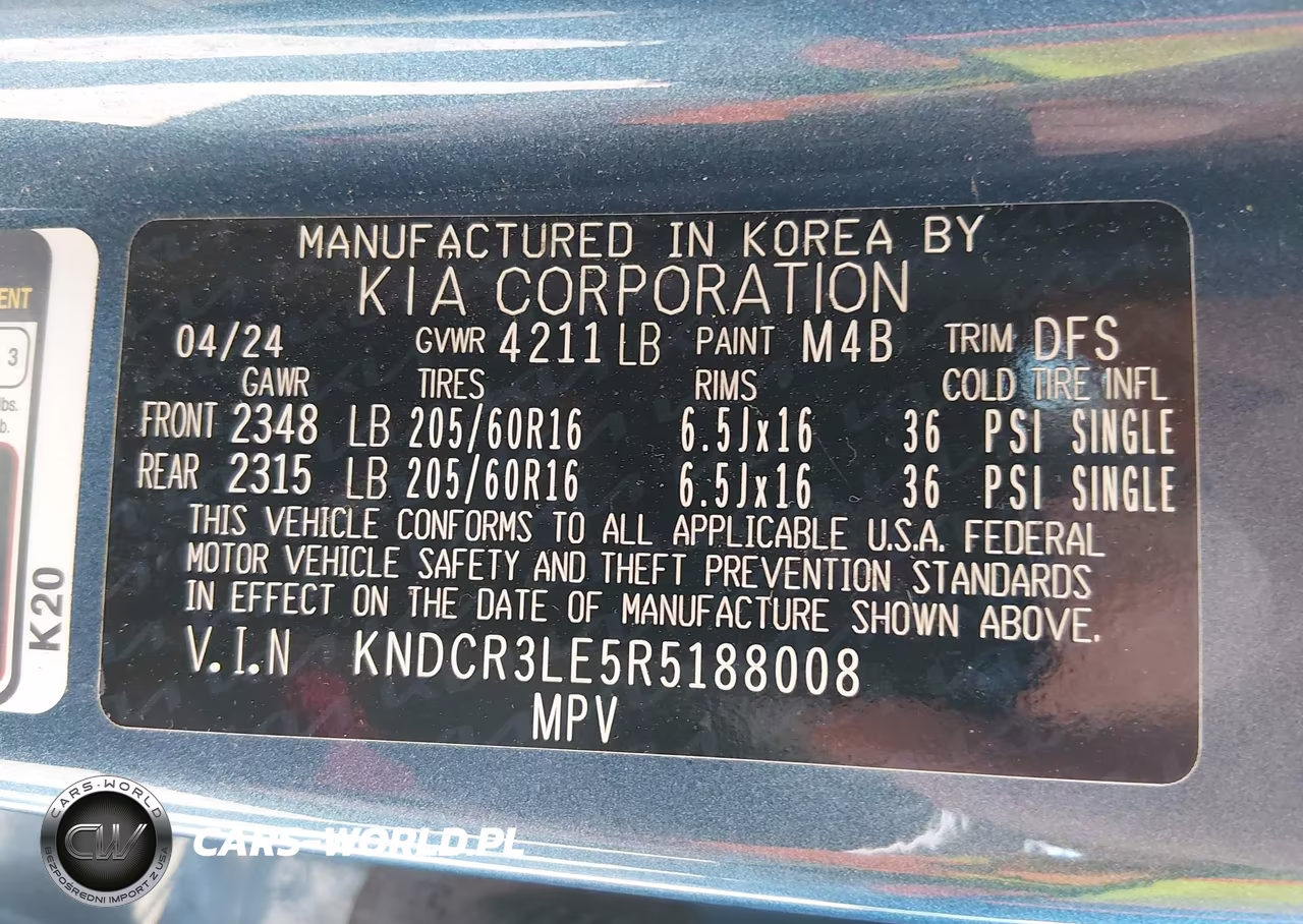 2024 Kia Niro Ex VIN:KNDCR3LE5R5188008 - 9