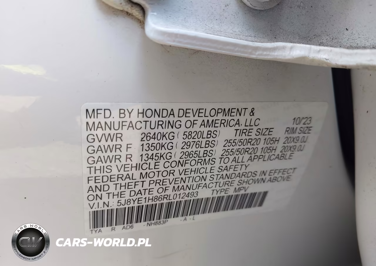2024 Acura Mdx Advance Package VIN:5J8YE1H86RL012493 - 9
