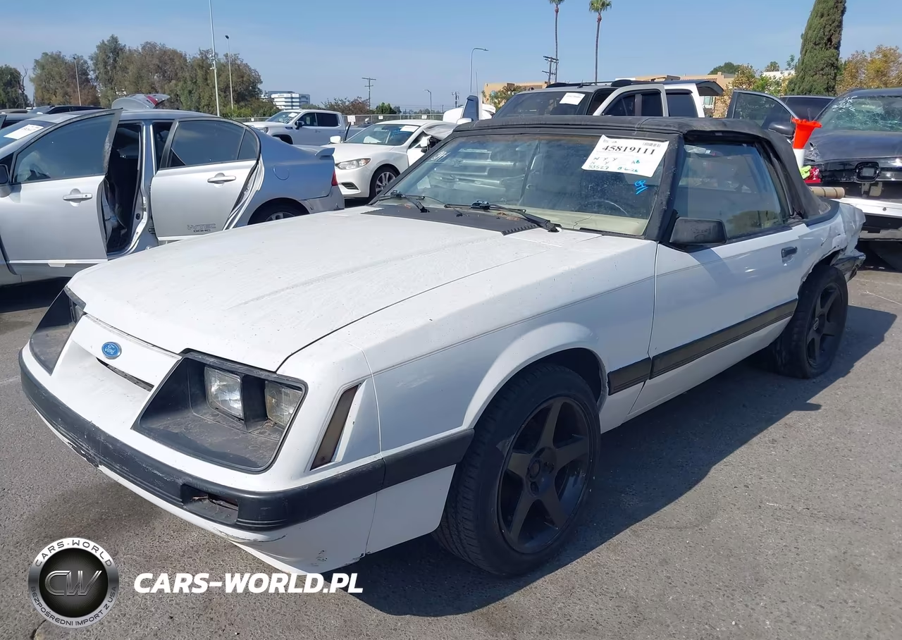 1985 Ford Mustang Lx-Gt VIN:1FABP2732FF128381 - 2