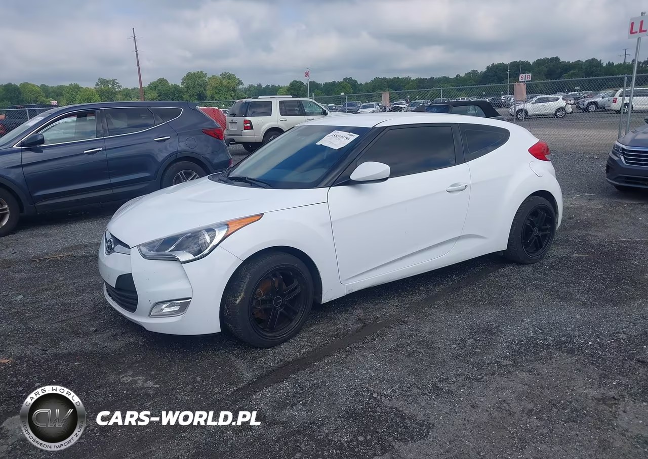 2017 Hyundai Veloster VIN:KMHTC6AD2HU312023 - 2