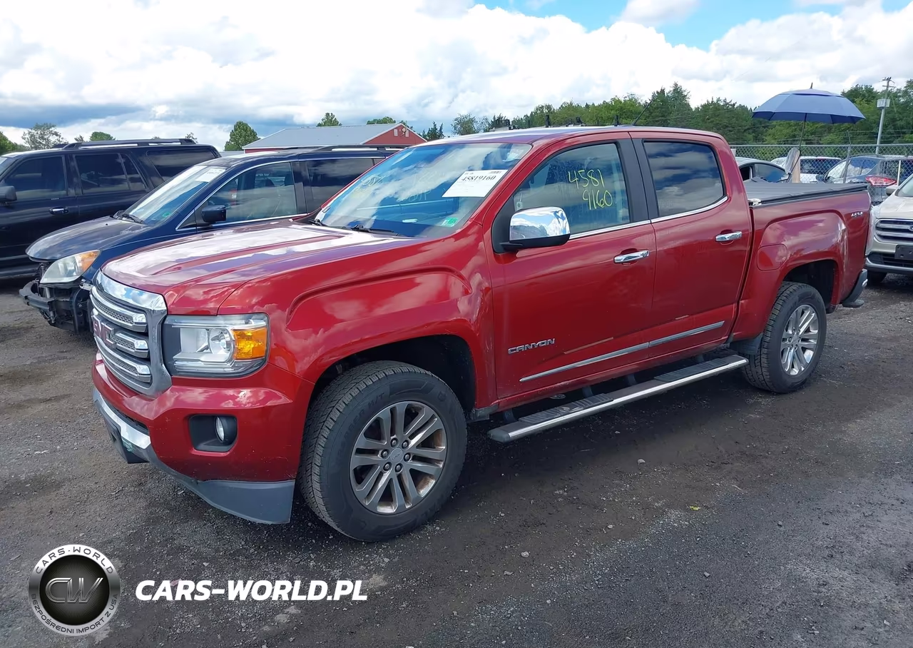 2015 GMC Canyon 4Wd Slt VIN:1GTG6CE33F1233827 - 2