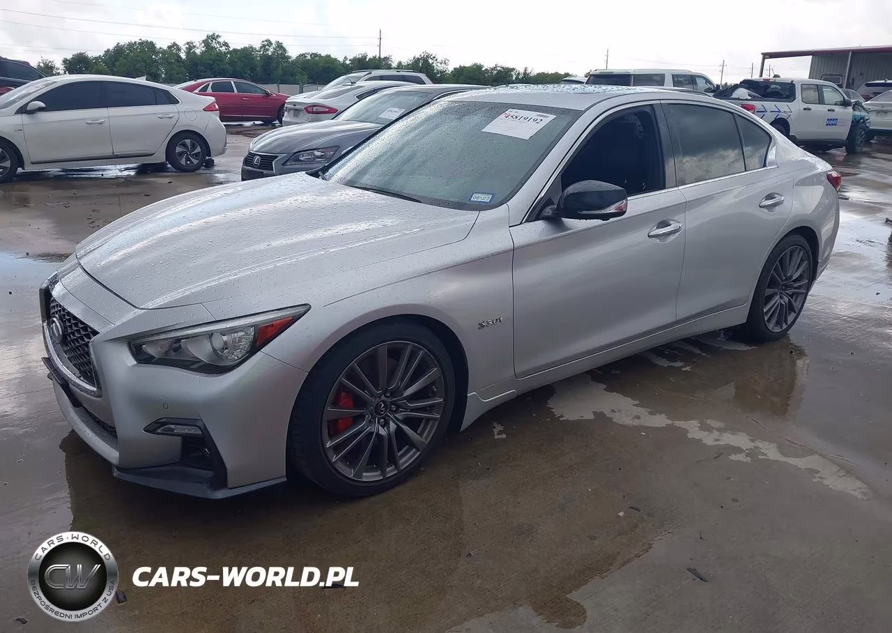 2018 Infiniti Q50 3.0T Red Sport 400 VIN:JN1FV7AP7JM460978 - 2