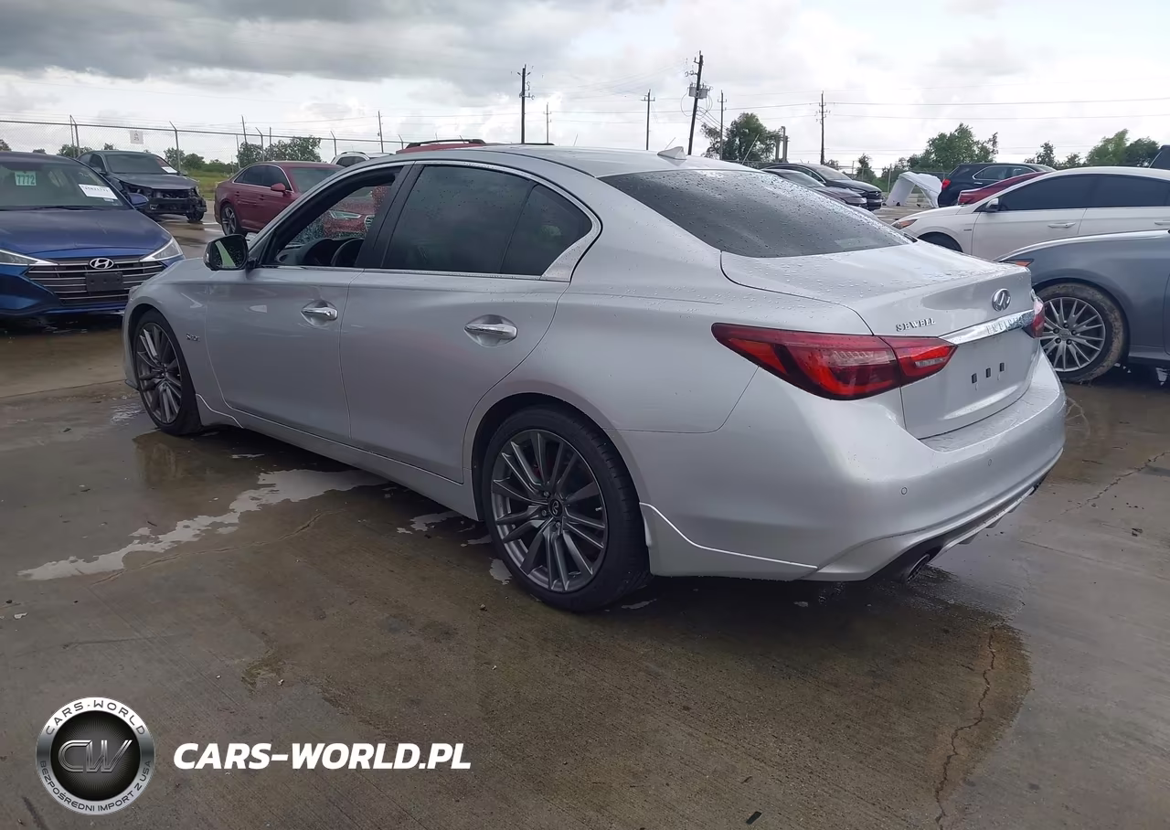 2018 Infiniti Q50 3.0T Red Sport 400 VIN:JN1FV7AP7JM460978 - 3