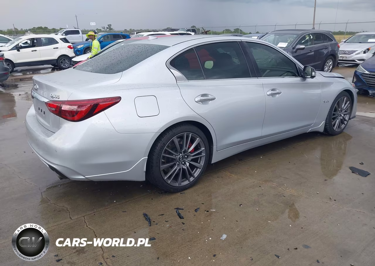 2018 Infiniti Q50 3.0T Red Sport 400 VIN:JN1FV7AP7JM460978 - 4