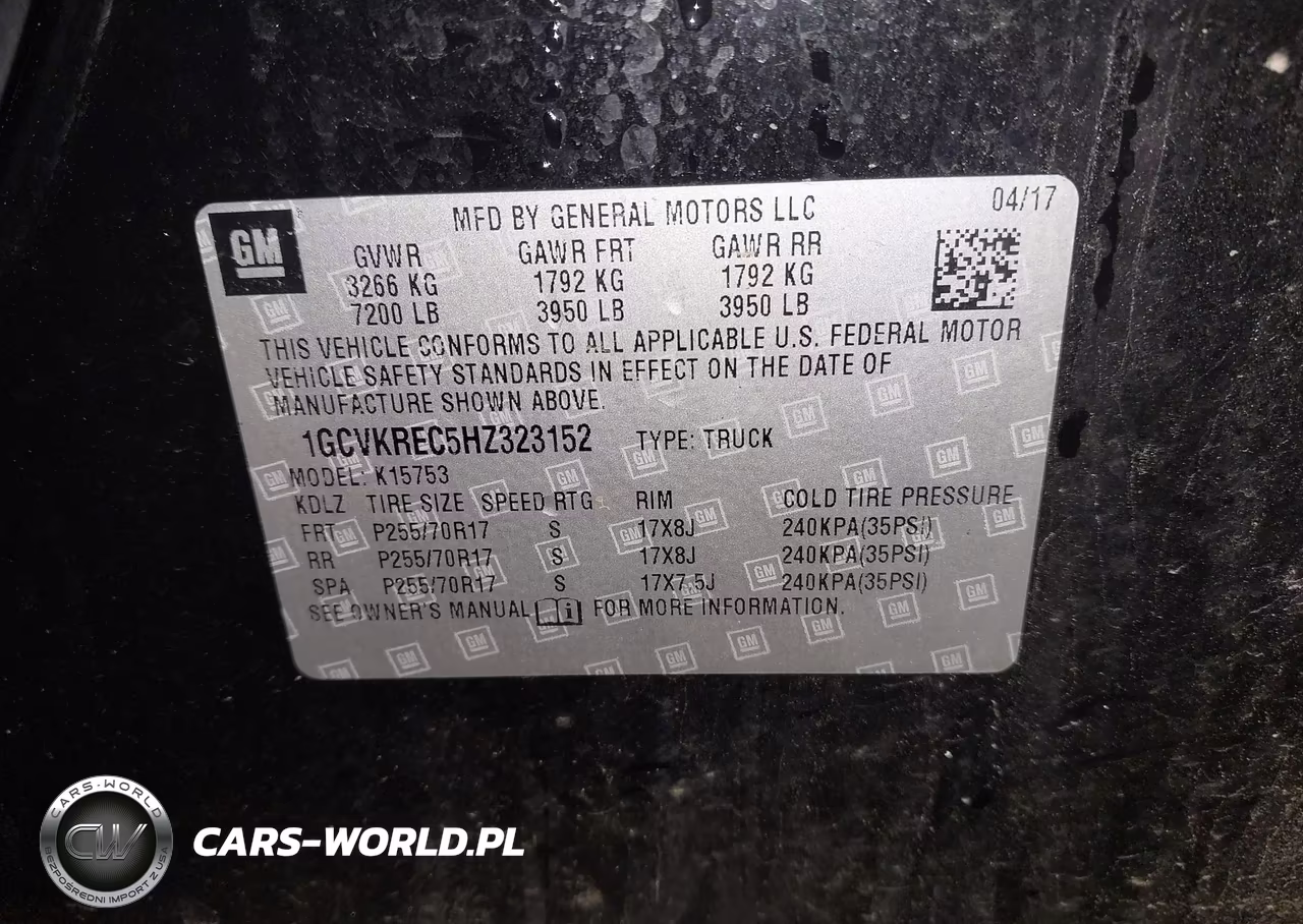 2017 Chevrolet Silverado 1500 Lt VIN:1GCVKREC5HZ323152 - 9