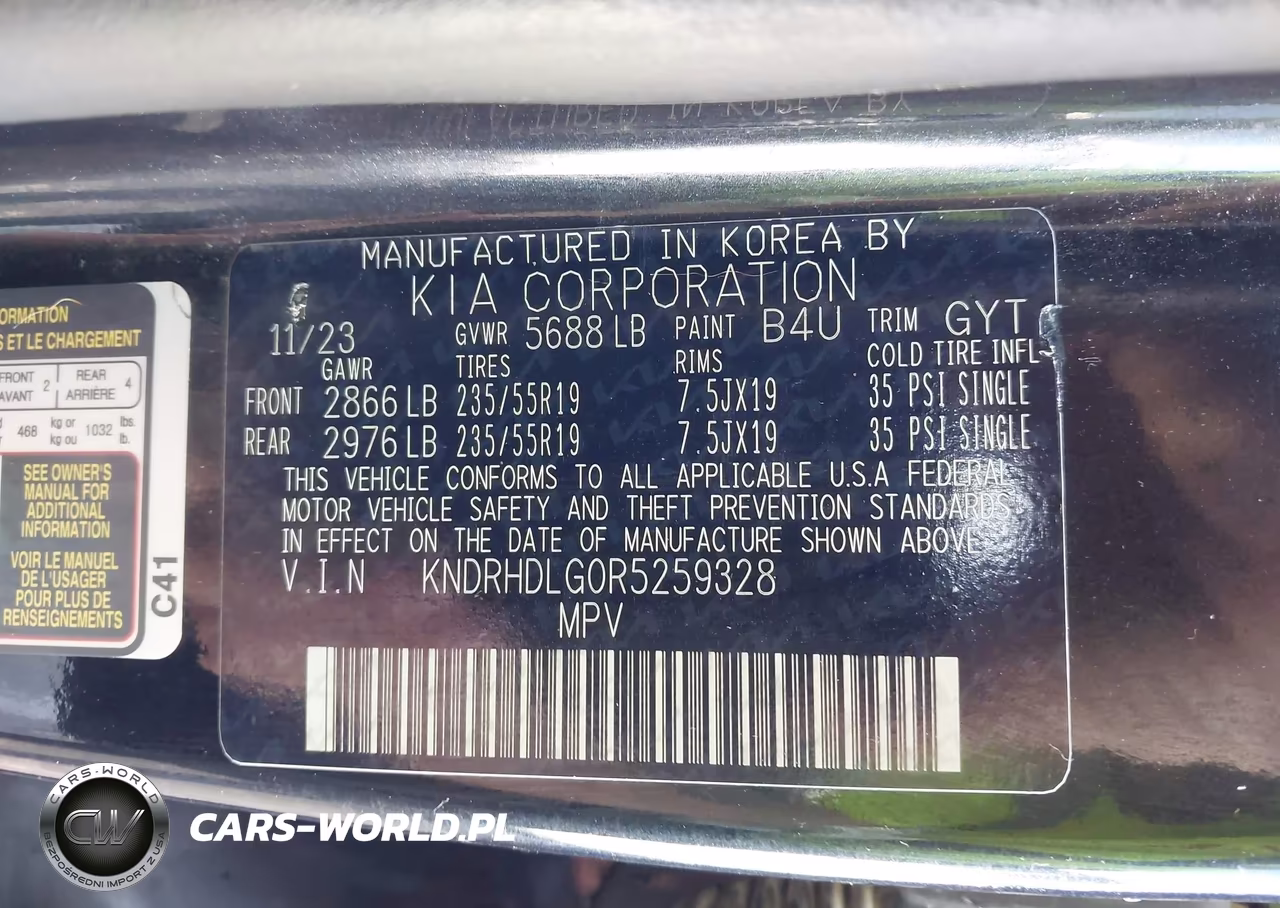 2024 Kia Sorento Hybrid Ex VIN:KNDRHDLG0R5259328 - 9