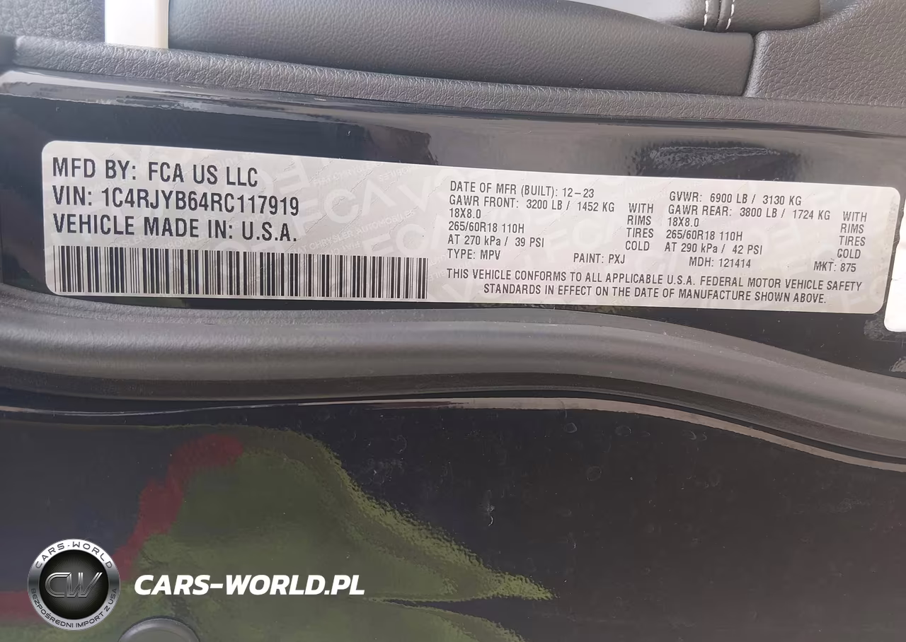 2024 Jeep Grand Cherokee 4Xe VIN:1C4RJYB64RC117919 - 9