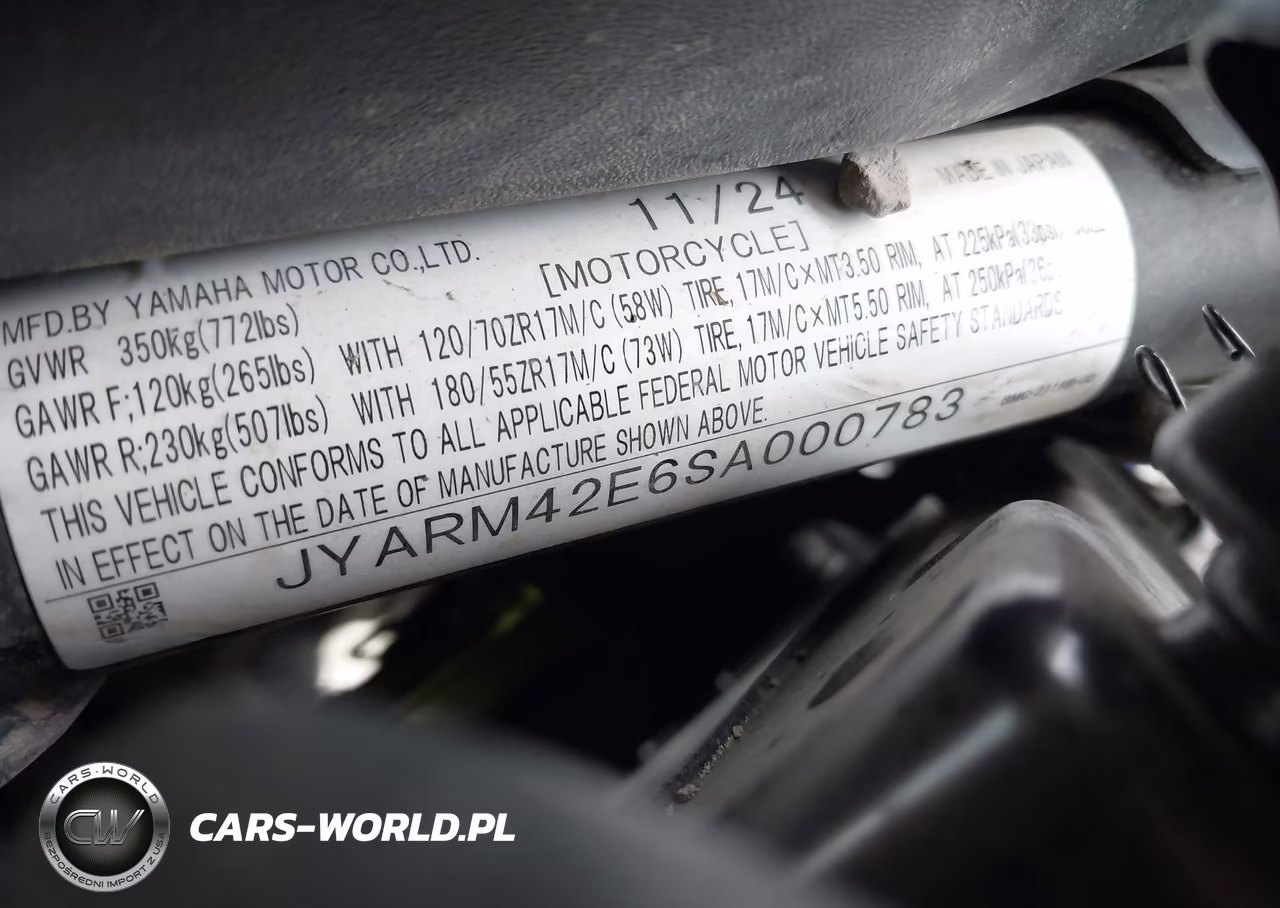 2025 Yamaha Mtm690 VIN:JYARM42E6SA000783 - 10