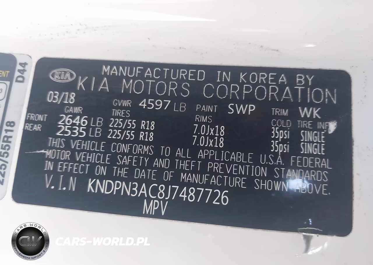 2018 Kia Sportage Ex VIN:KNDPN3AC8J7487726 - 9