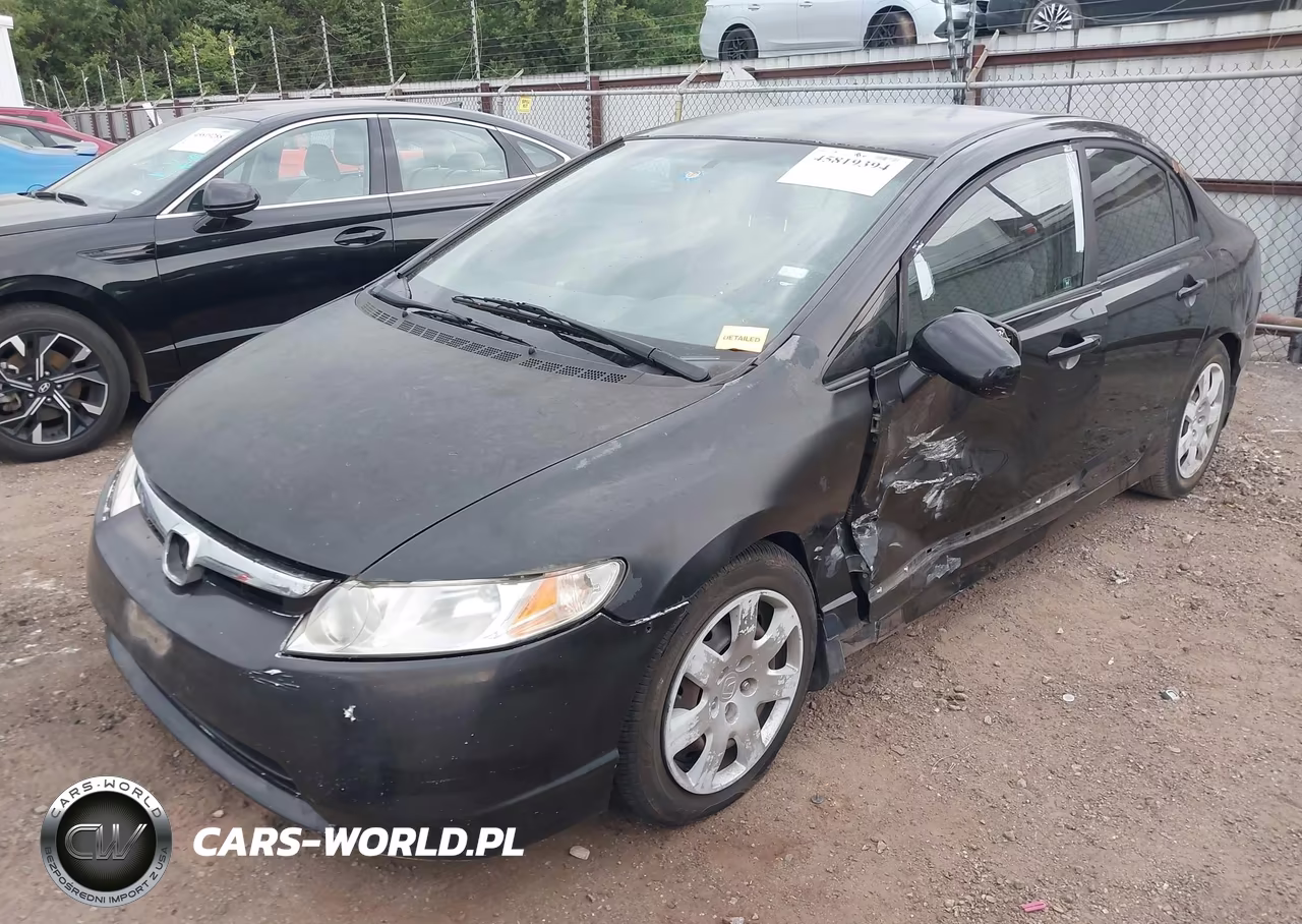 2008 Honda Civic Lx VIN:1HGFA16578L051748 - 2