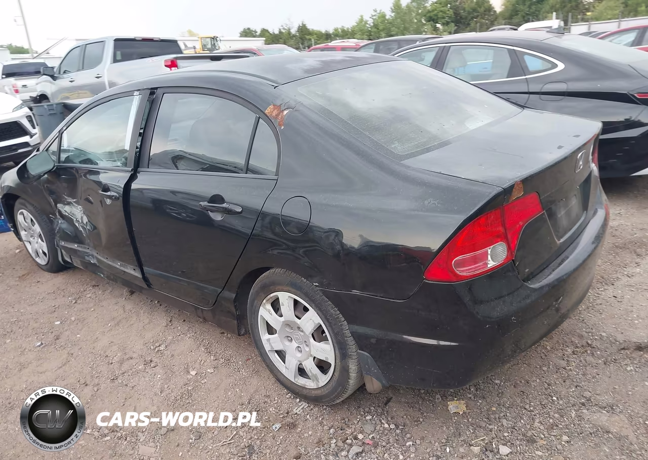2008 Honda Civic Lx VIN:1HGFA16578L051748 - 3