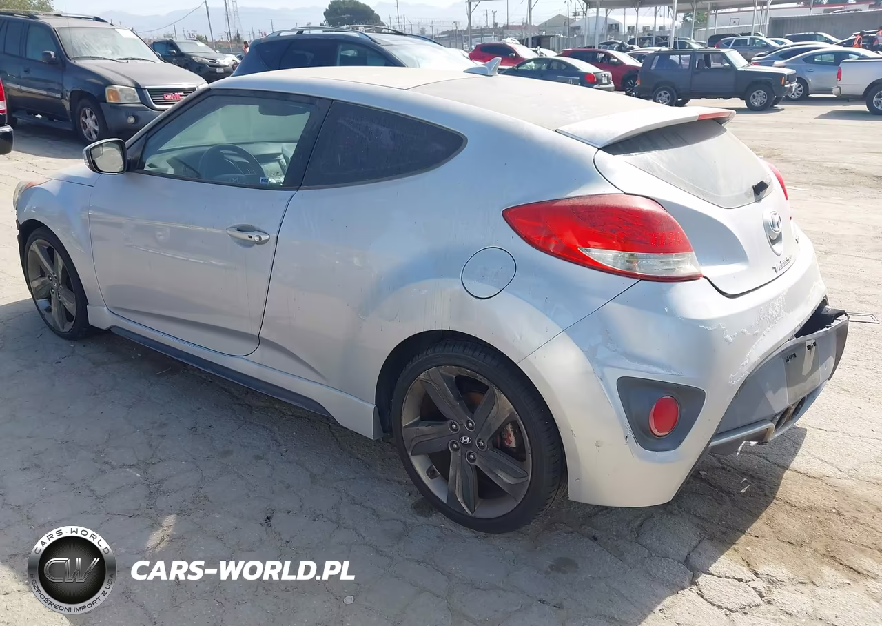 2015 Hyundai Veloster Turbo VIN:KMHTC6AE0FU237344 - 3