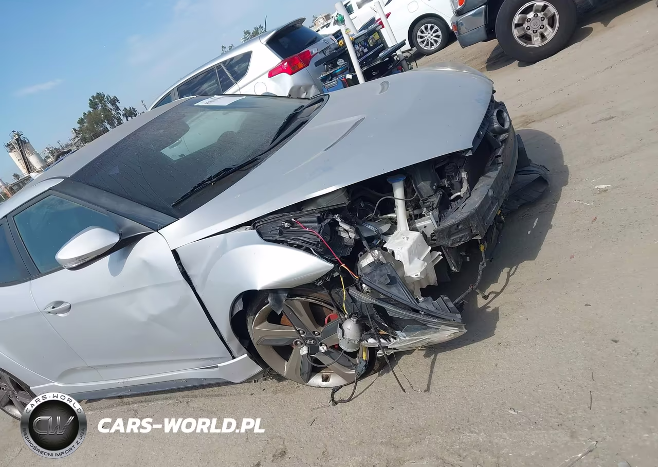 2015 Hyundai Veloster Turbo VIN:KMHTC6AE0FU237344 - 6