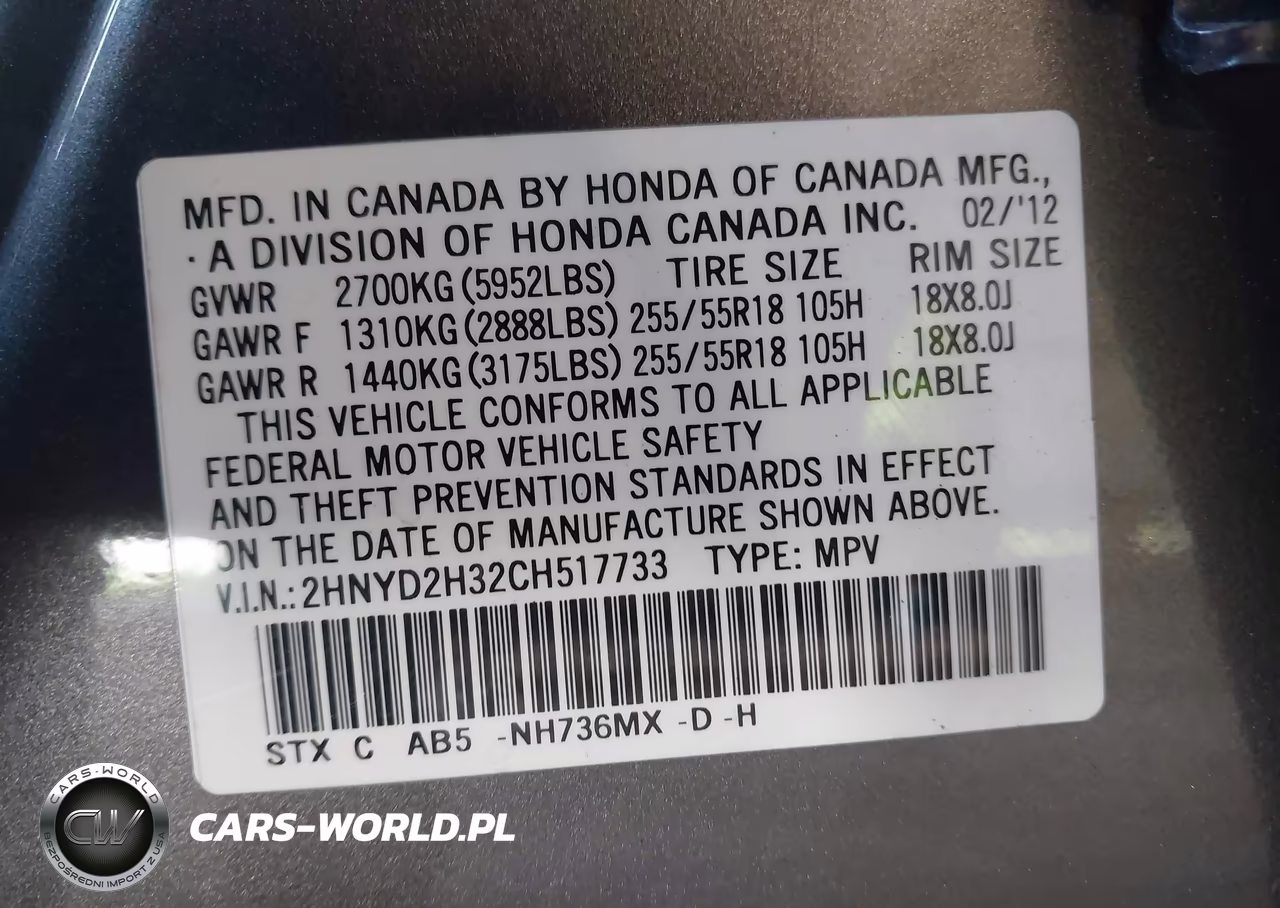 2012 Acura Mdx Technology Package VIN:2HNYD2H32CH517733 - 9
