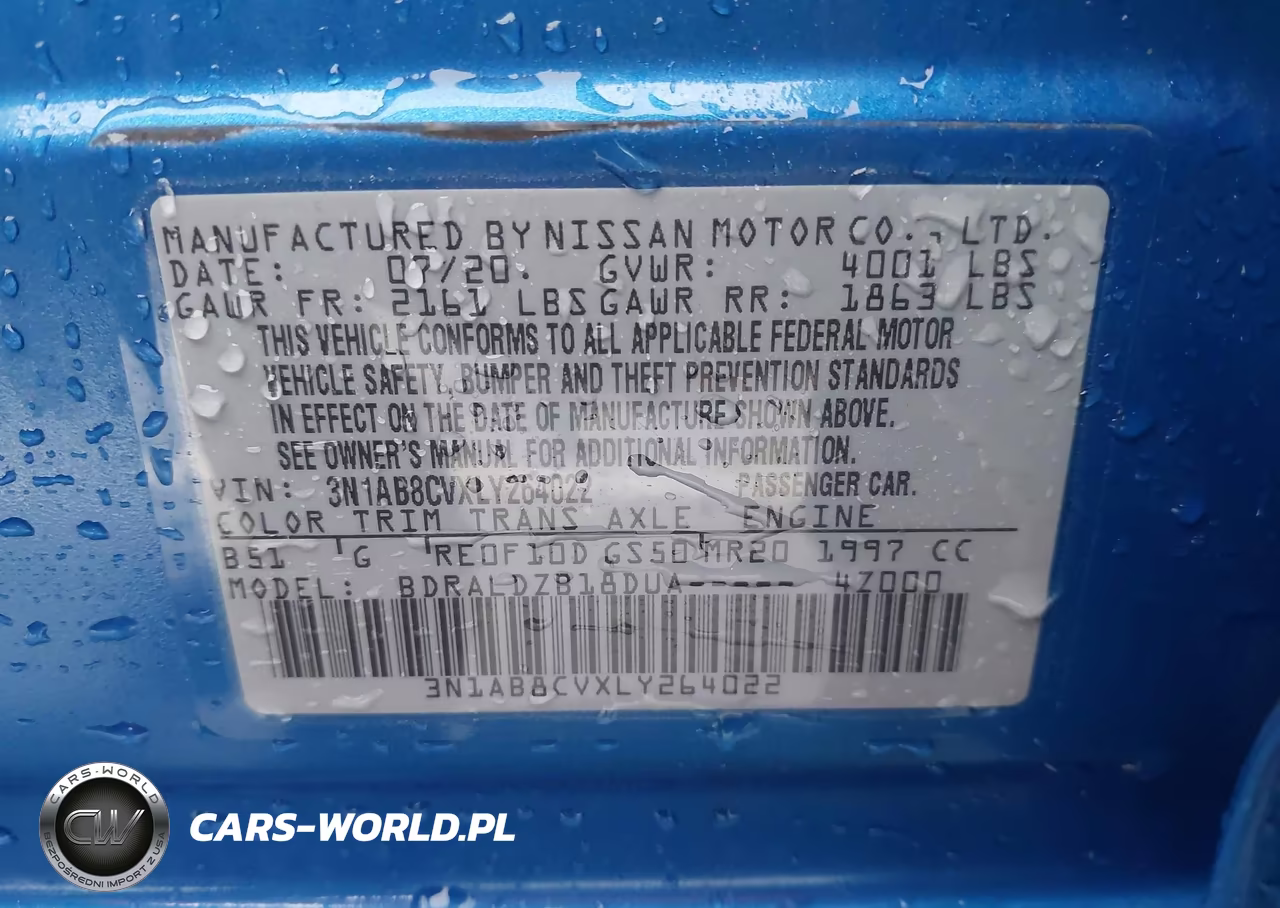 2020 Nissan Sentra Sv Xtronic Cvt VIN:3N1AB8CVXLY264022 - 9