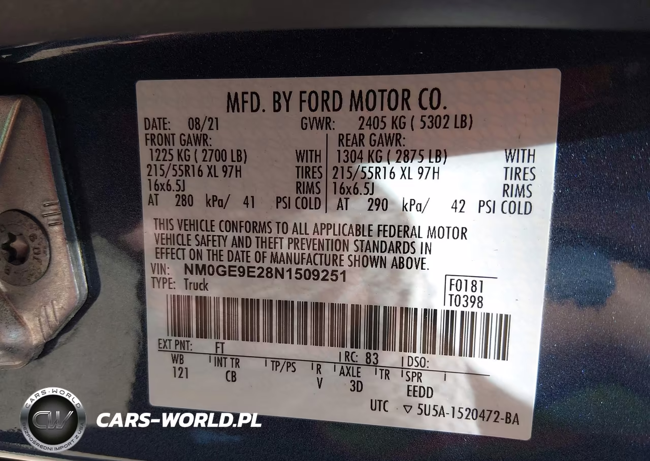2022 Ford Transit Connect Xl Passenger VIN:NM0GE9E28N1509251 - 9