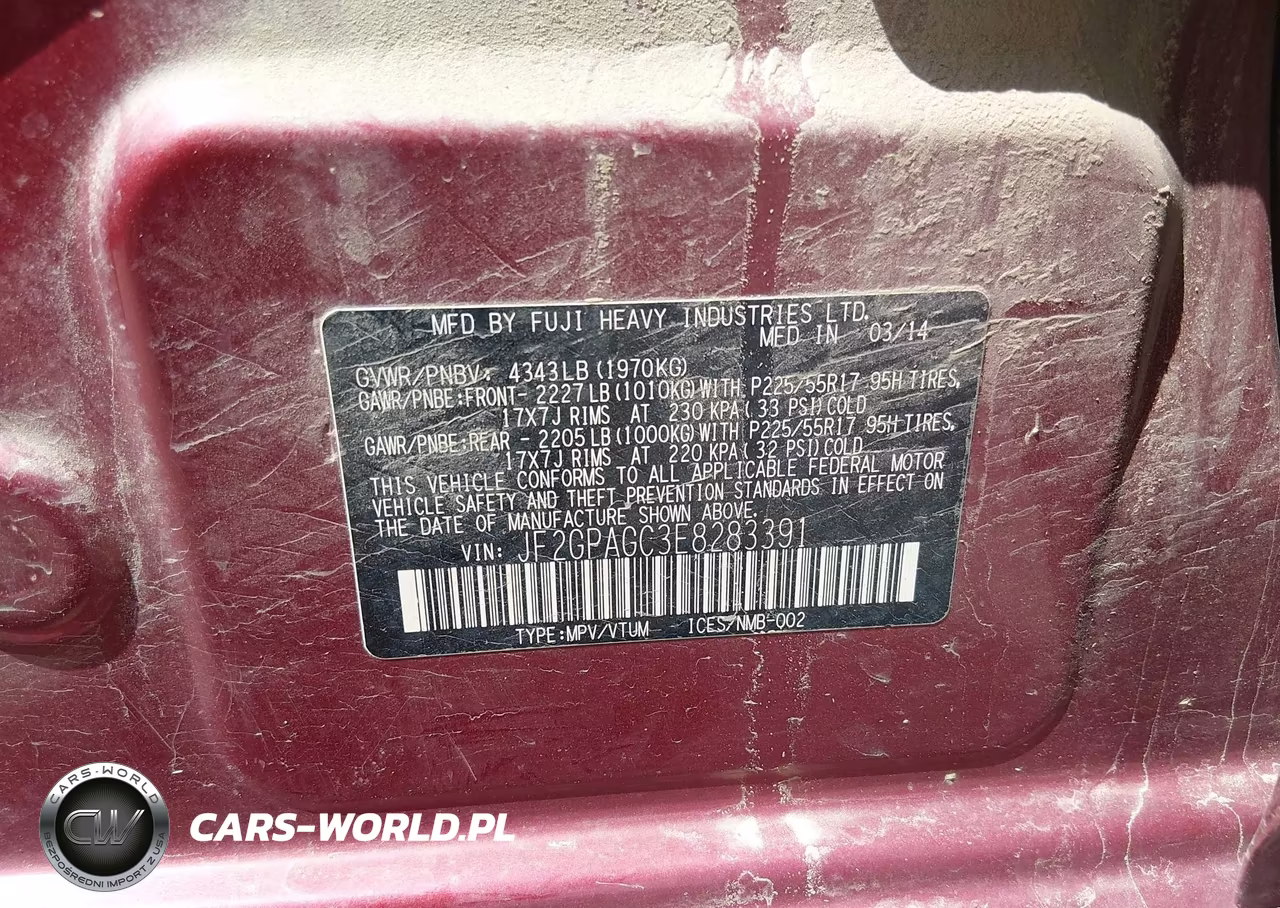 2014 Subaru Xv Crosstrek 2.0I Limited VIN:JF2GPAGC3E8283391 - 9