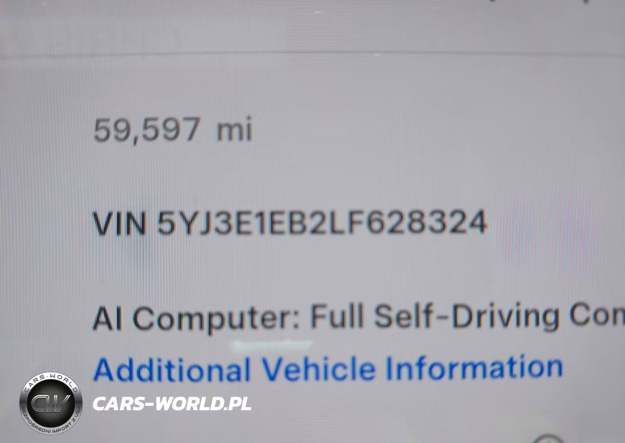 2020 Tesla Model 3 Long Range Dual Motor All-Wheel Drive VIN:5YJ3E1EB2LF628324 - 14