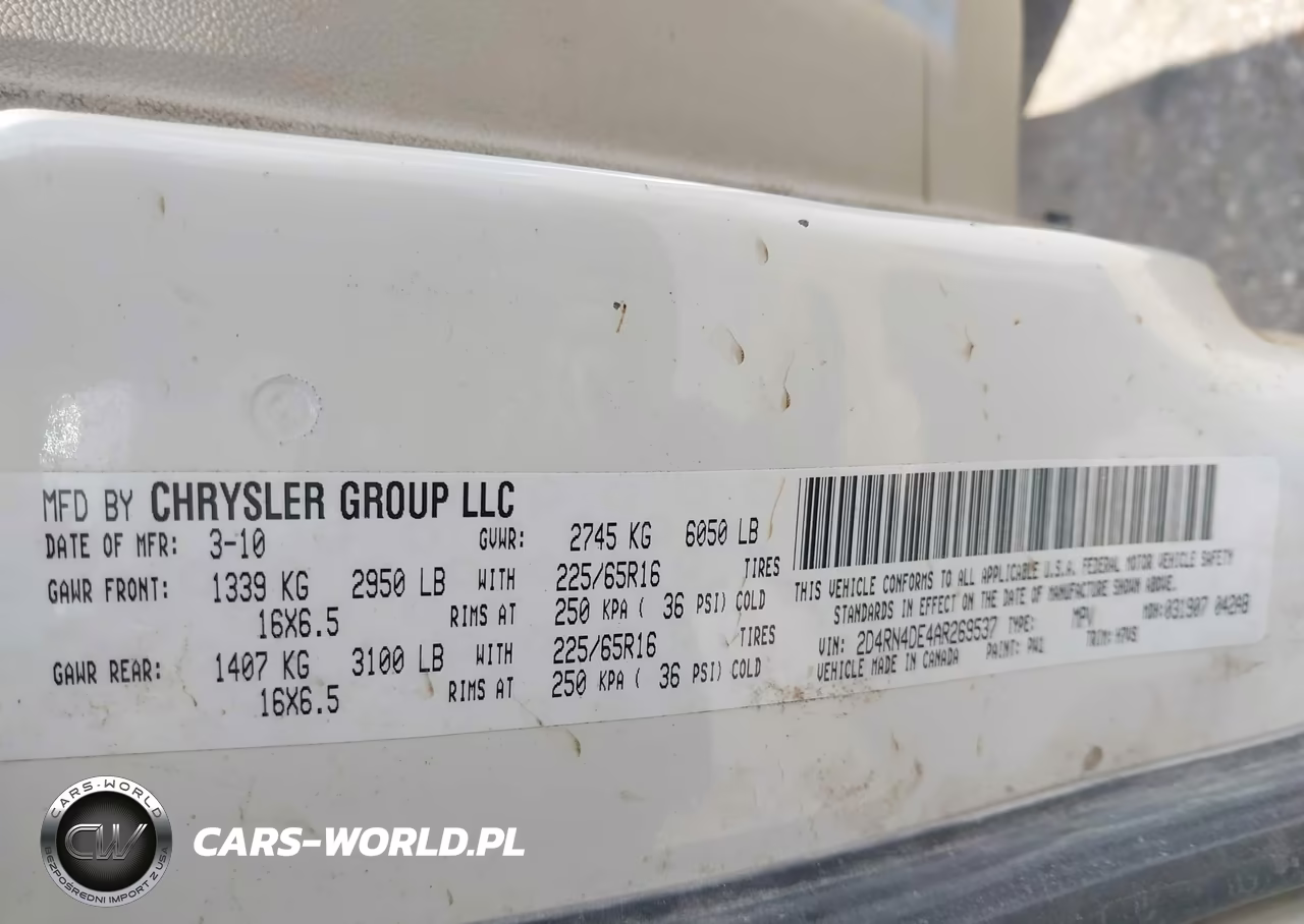2010 Dodge Grand Caravan Se VIN:2D4RN4DE4AR269537 - 9