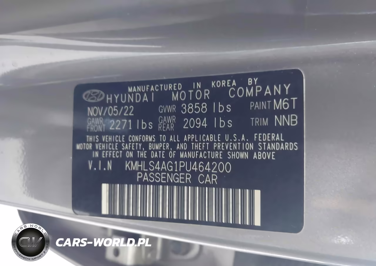 2023 Hyundai Elantra Sel VIN:KMHLS4AG1PU464200 - 9