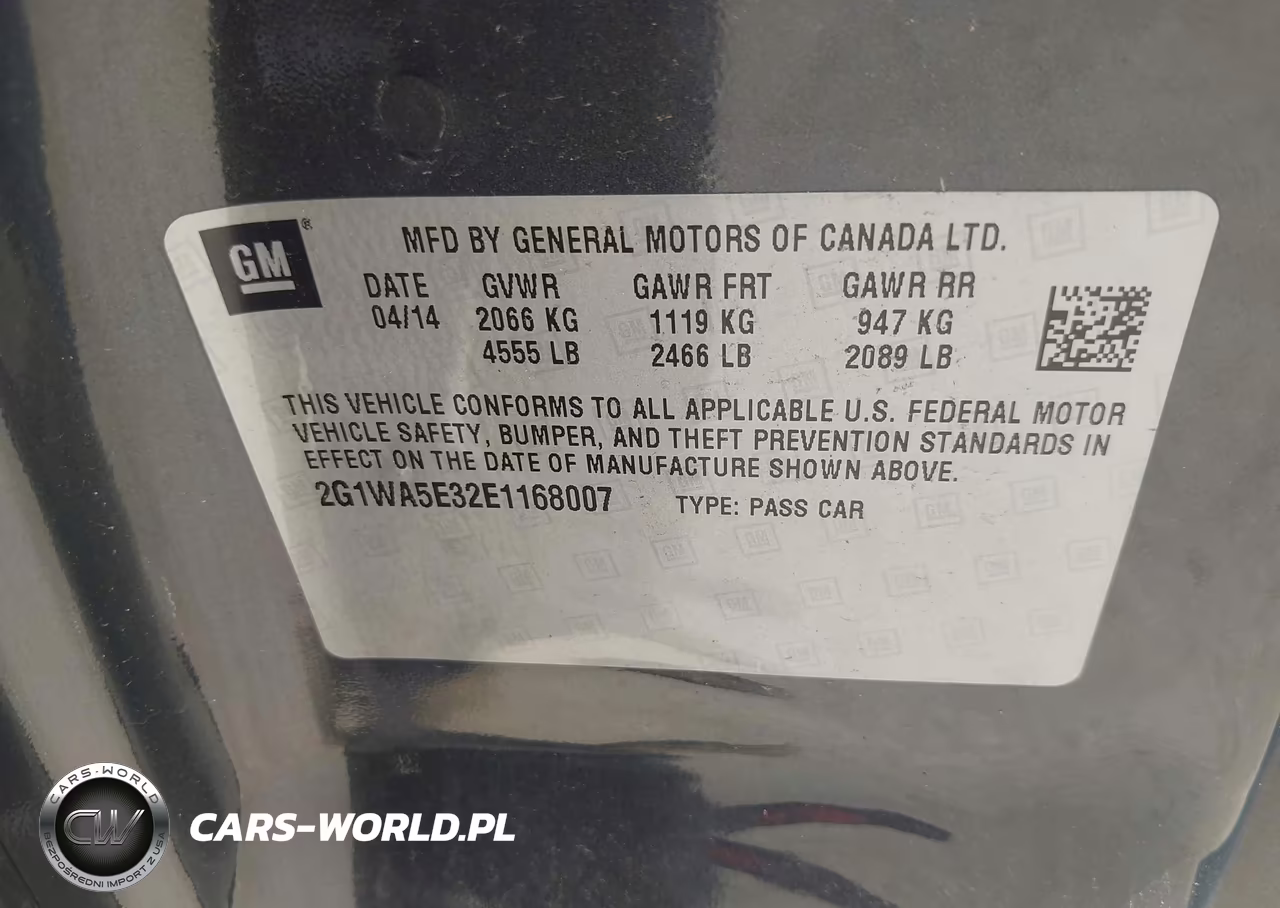 2014 Chevrolet Impala Limited Ls VIN:2G1WA5E32E1168007 - 9