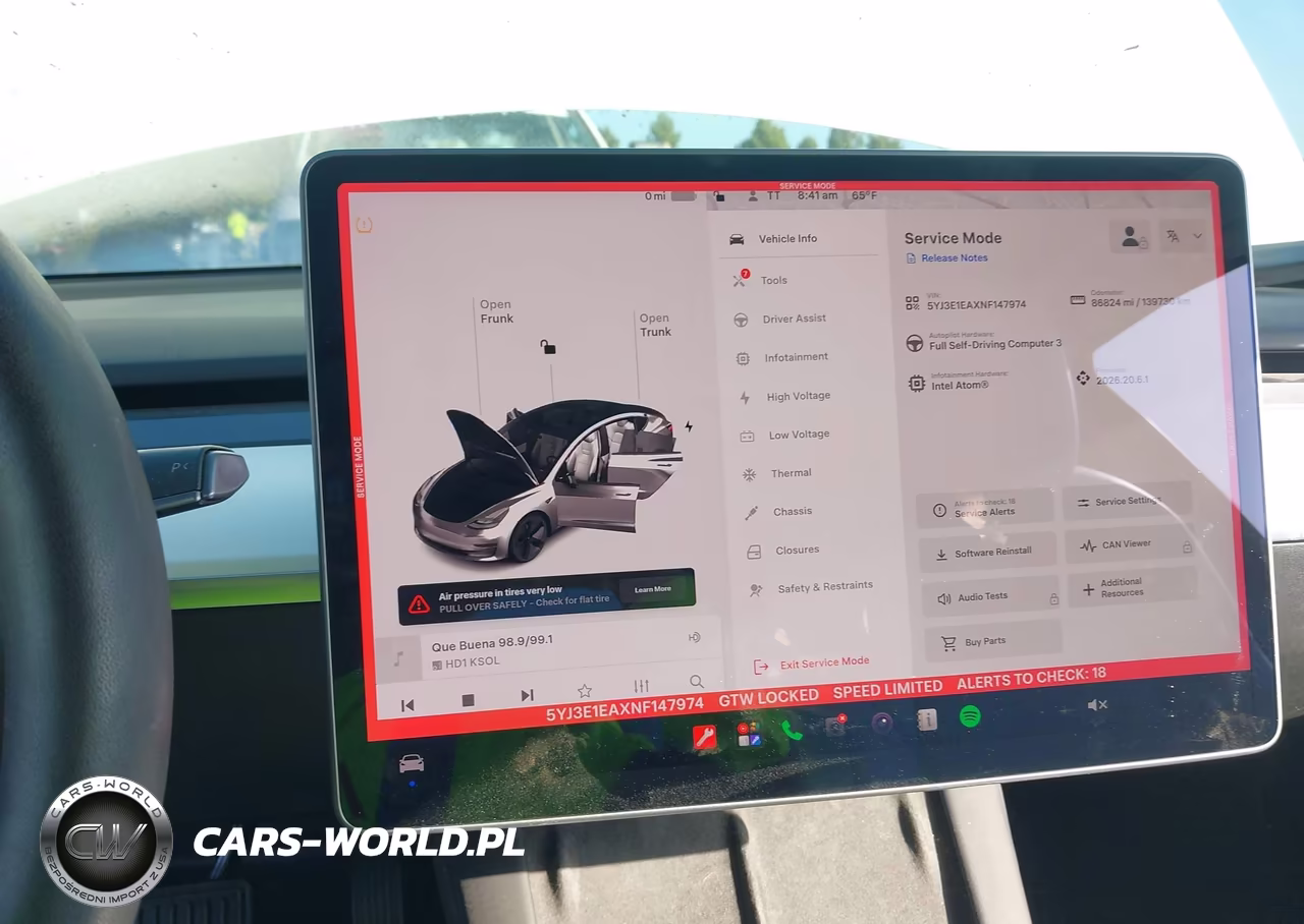2022 Tesla Model 3 Rear-Wheel Drive VIN:5YJ3E1EAXNF147974 - 19