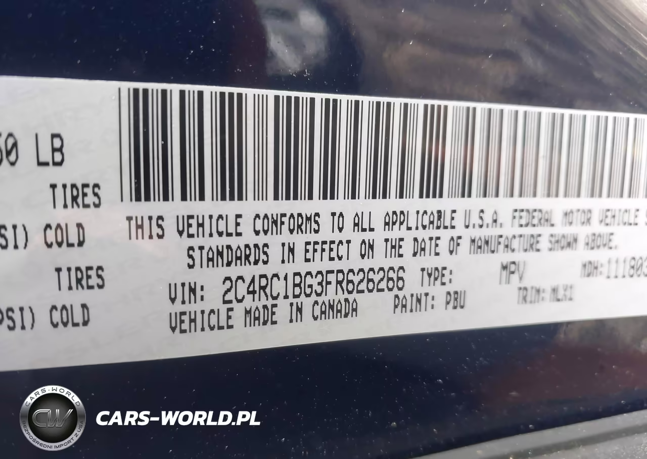 2015 Chrysler Town & Country Touring VIN:2C4RC1BG3FR626266 - 9