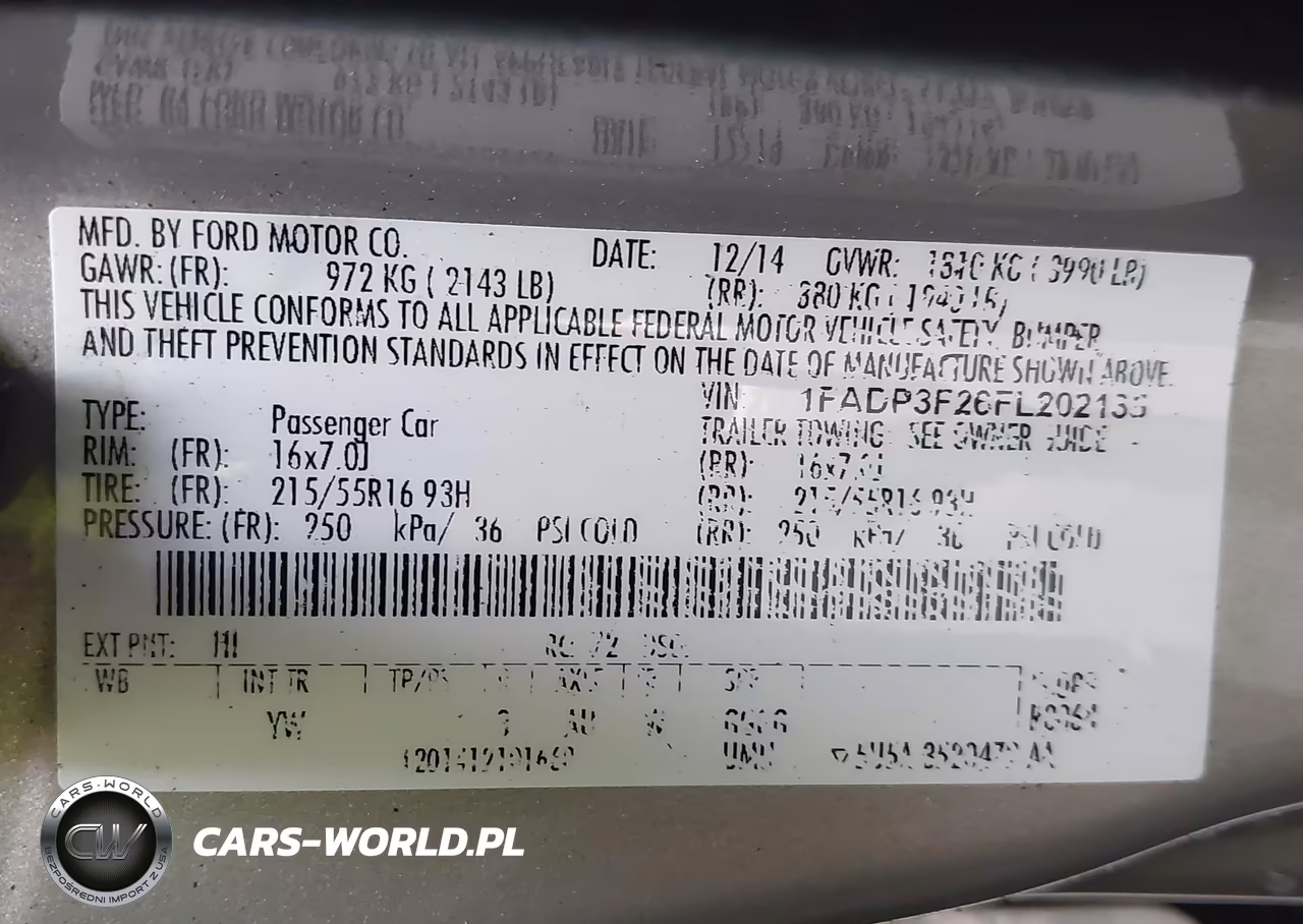 2015 Ford Focus Se VIN:1FADP3F26FL202135 - 9