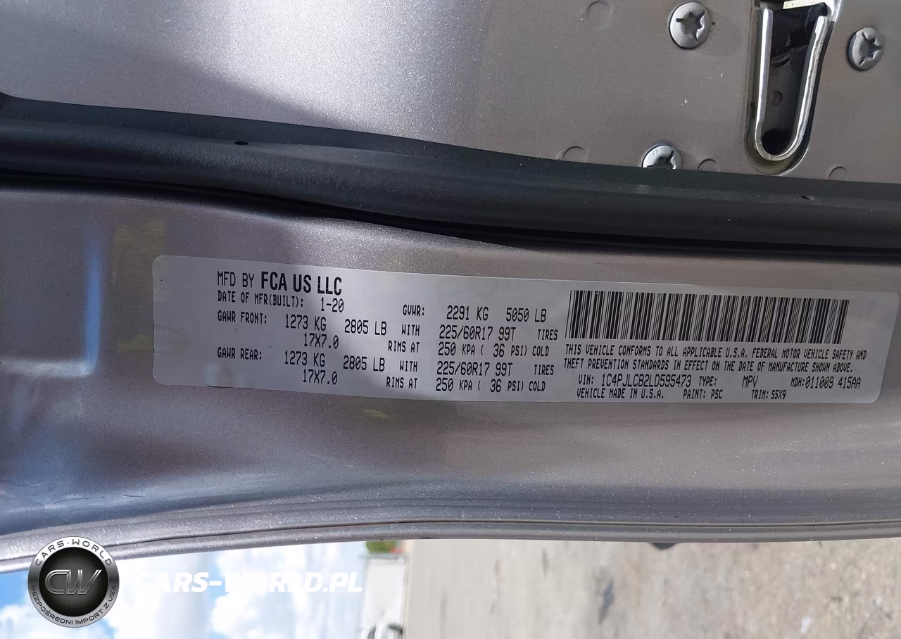 2020 Jeep Cherokee Latitude Fwd VIN:1C4PJLCB2LD595473 - 9