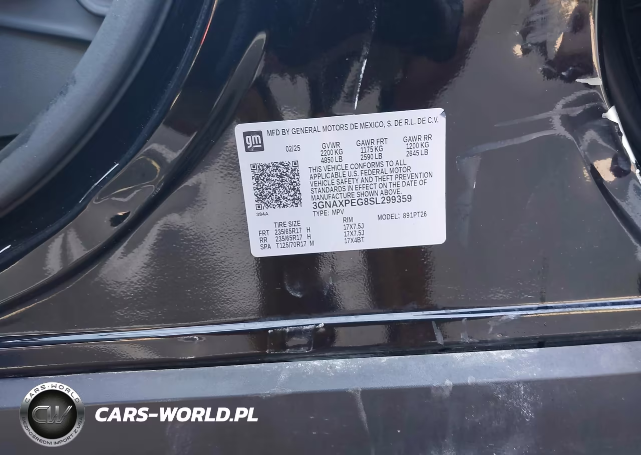 2025 Chevrolet Equinox Awd Lt VIN:3GNAXPEG8SL299359 - 9
