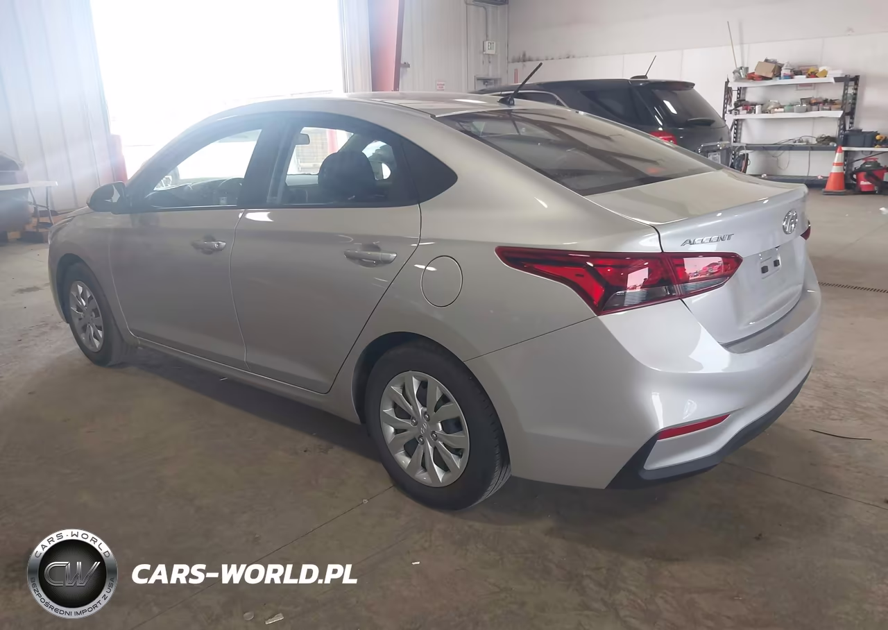 2021 Hyundai Accent Se VIN:3KPC24A67ME128430 - 3