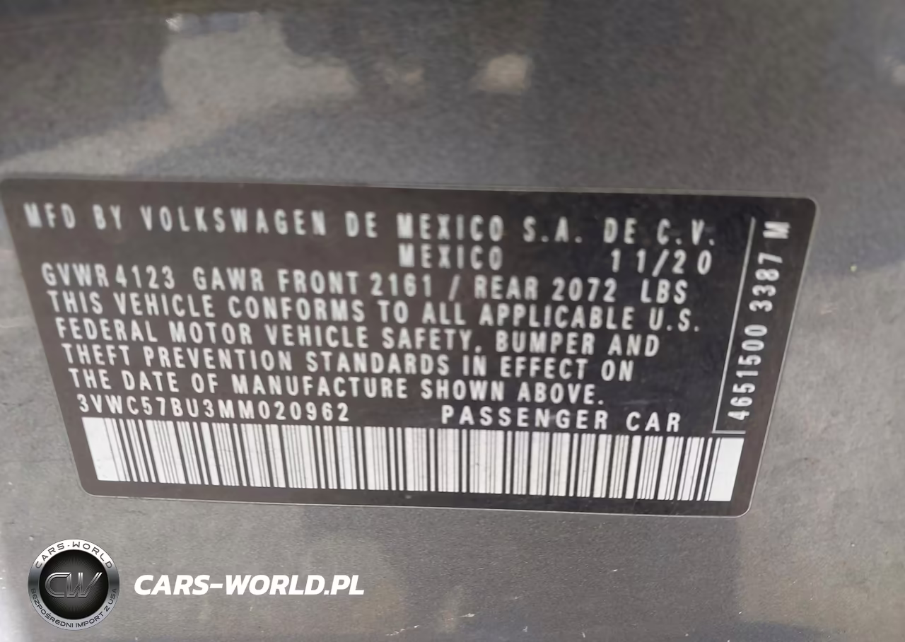 2021 Volkswagen Jetta 1.4T R-Line-1.4T Se-S VIN:3VWC57BU3MM020962 - 9