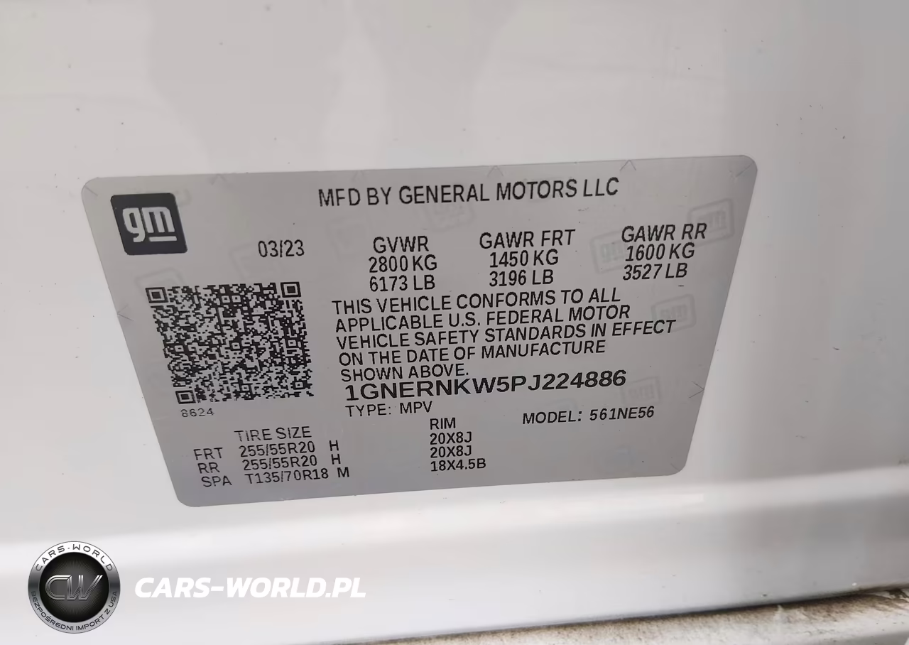 2023 Chevrolet Traverse Fwd High Country VIN:1GNERNKW5PJ224886 - 9