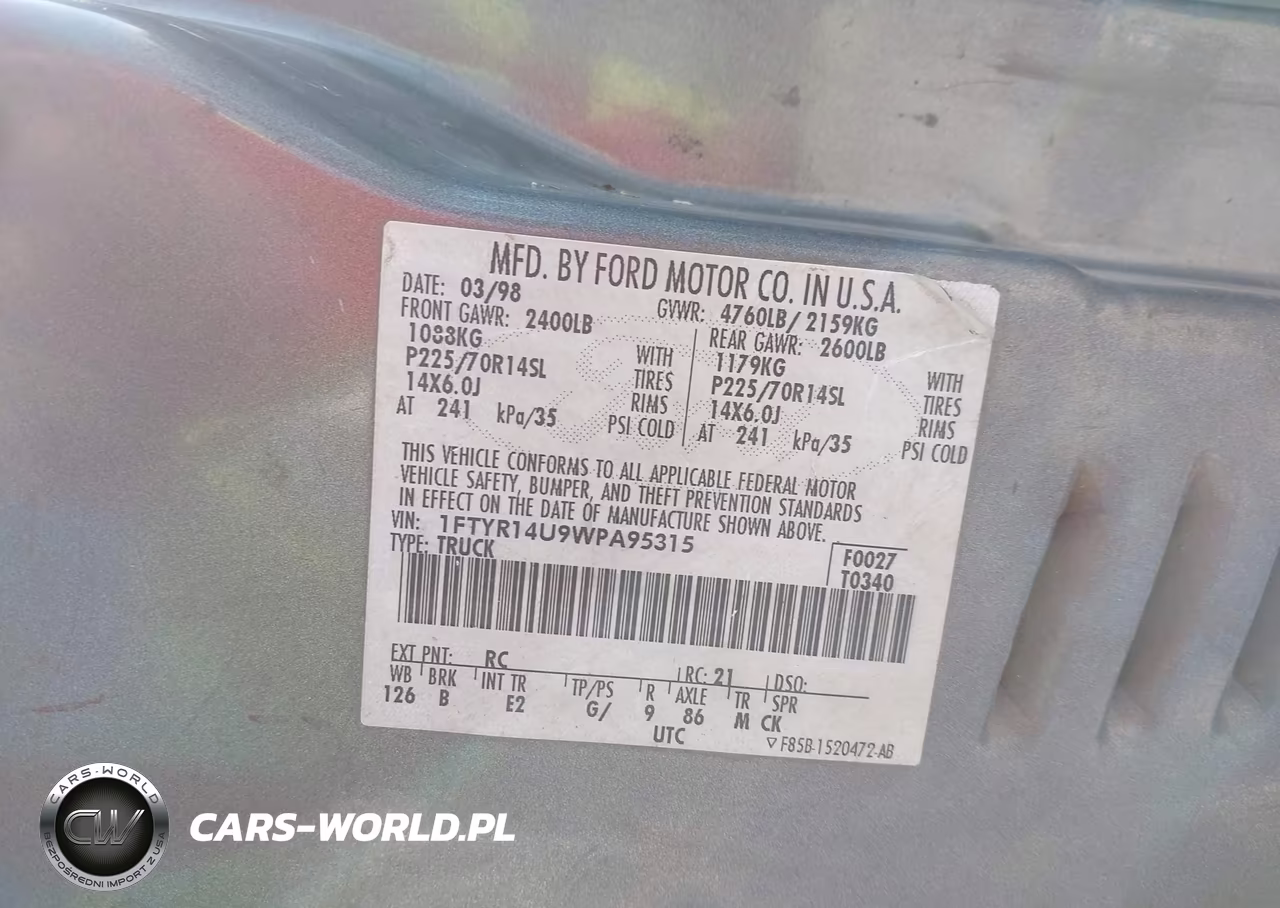 2005 Ford Ranger Edge-Stx-Xlt VIN:1FTYR44U45PA00627 - 9