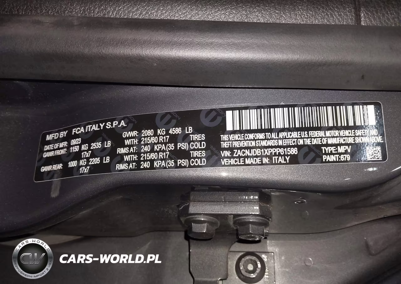 2023 Jeep Renegade Latitude VIN:ZACNJDB1XPPP61586 - 9