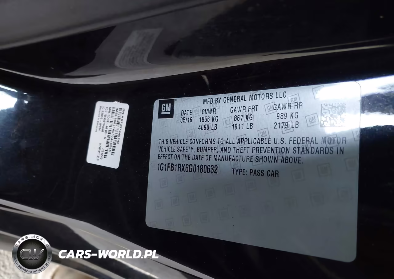 2016 Chevrolet Camaro 1Lt VIN:1G1FB1RX6G0180632 - 9