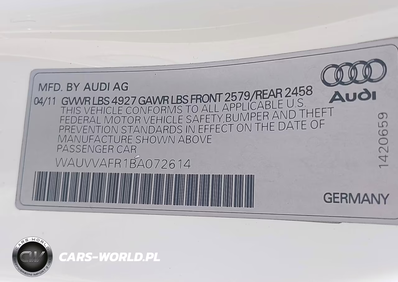 2011 Audi S5 4.2 Premium Plus VIN:WAUVVAFR1BA072614 - 9
