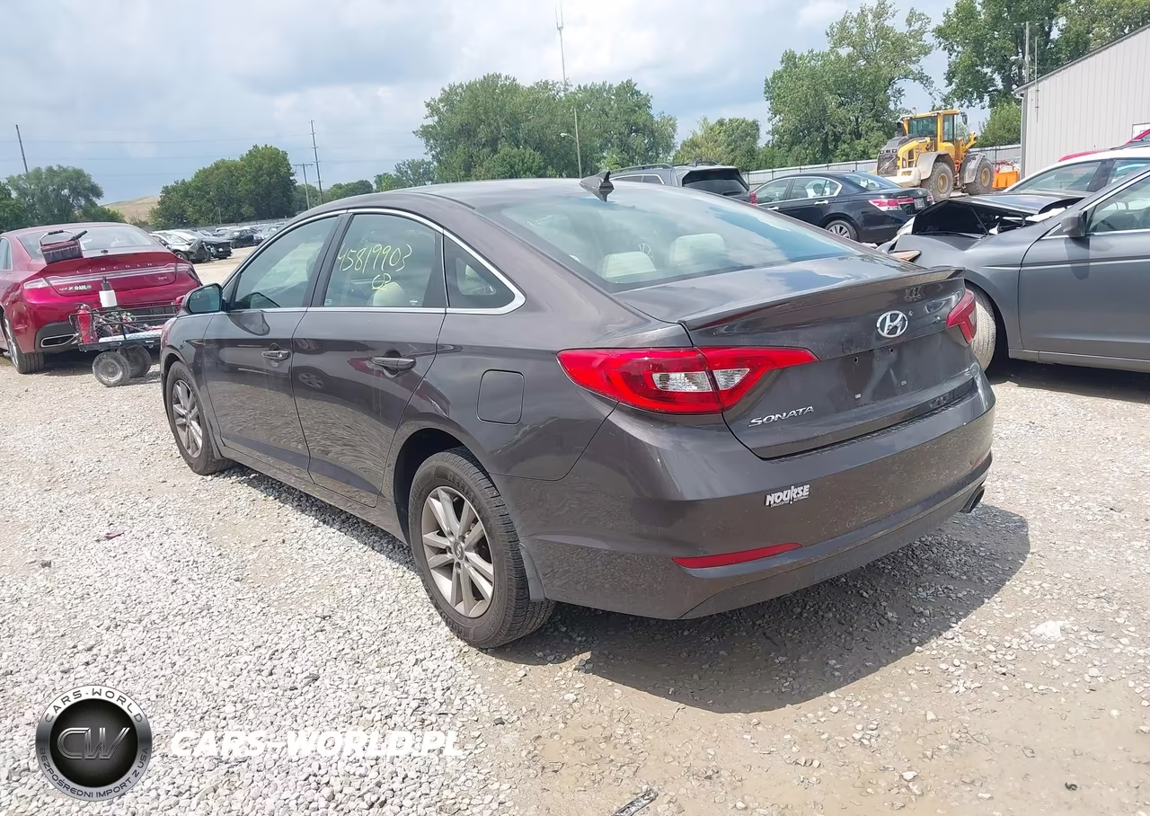 2017 Hyundai Sonata Se VIN:5NPE24AF8HH465313 - 3