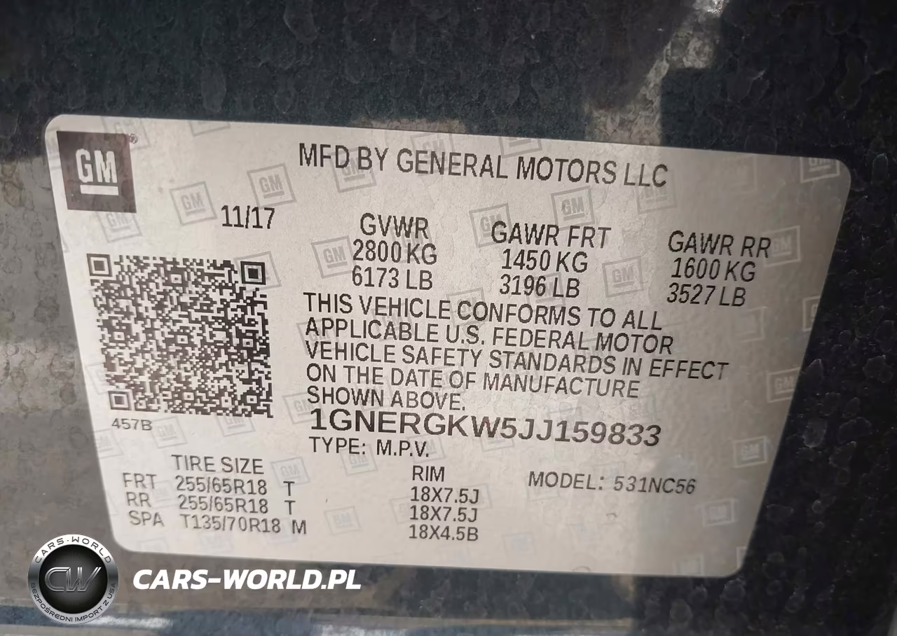 2018 Chevrolet Traverse Lt Cloth VIN:1GNERGKW5JJ159833 - 9