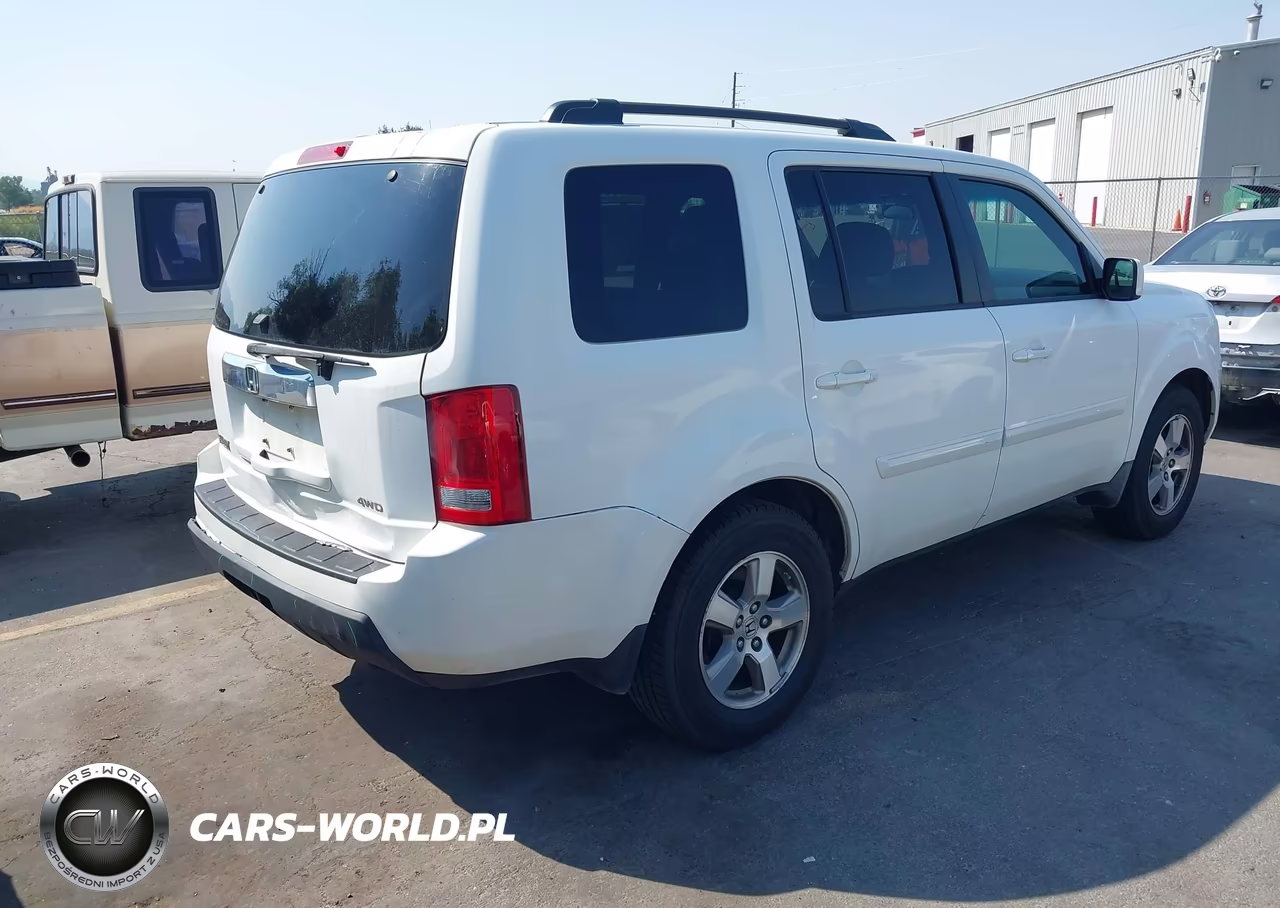 2009 Honda Pilot Ex VIN:5FNYF48459B044185 - 4