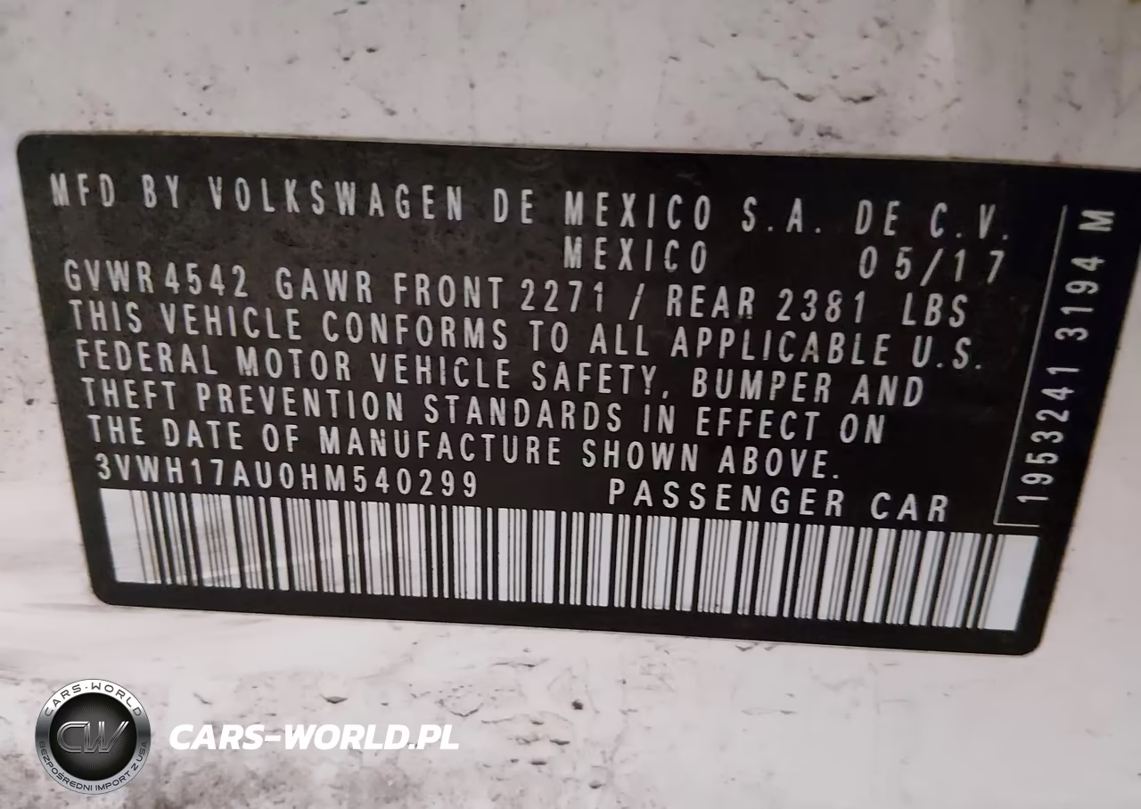2017 Volkswagen Golf Alltrack Tsi S-Tsi Se-Tsi Sel VIN:3VWH17AU0HM540299 - 9