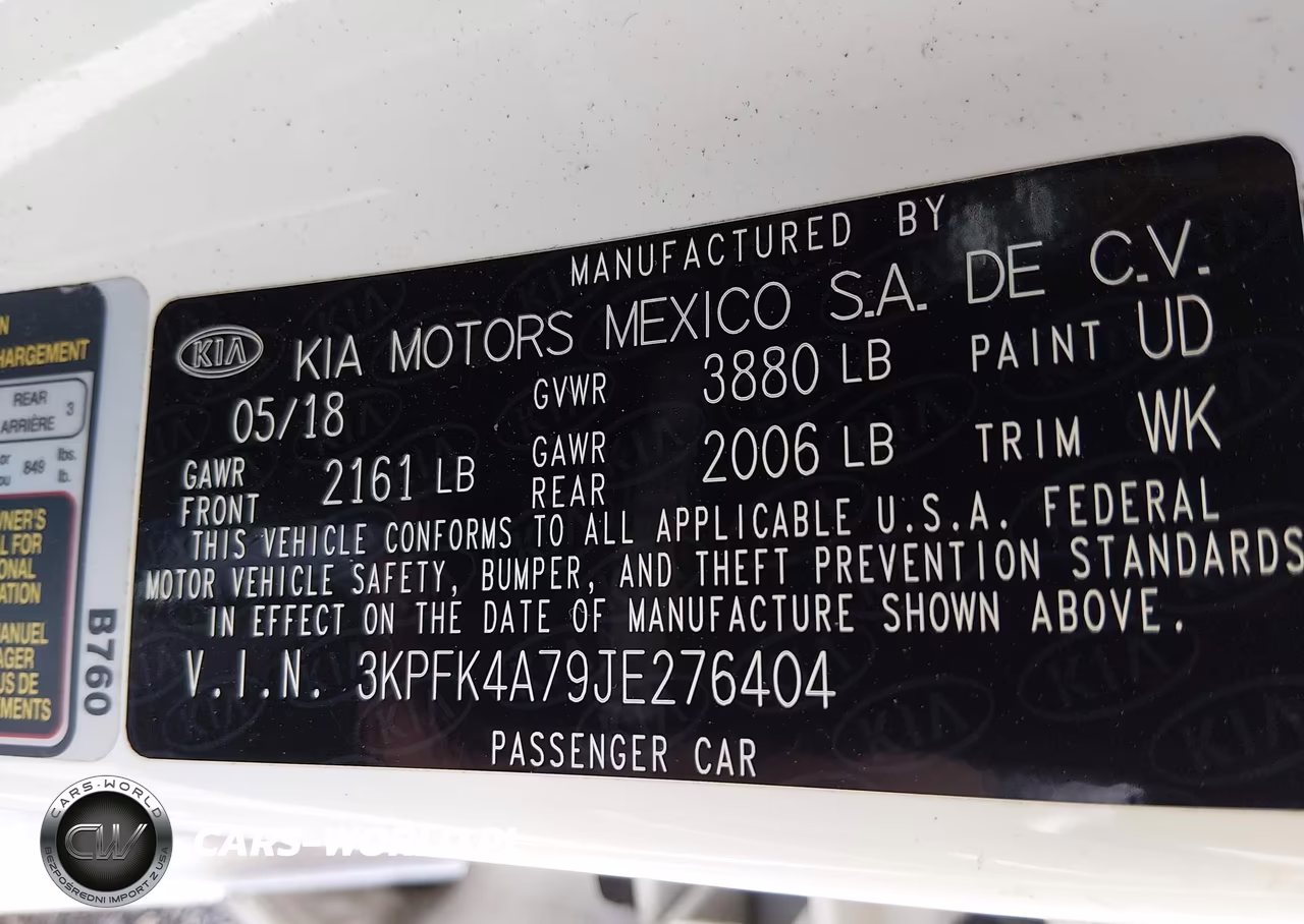 2018 Kia Forte Lx VIN:3KPFK4A79JE276404 - 9